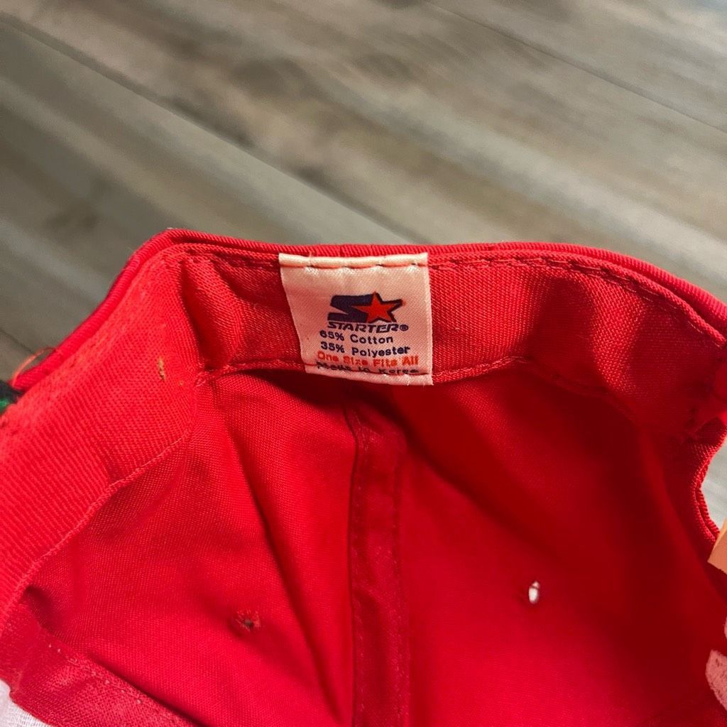 Starter Vintage Starter Georgia Red Script Bulldogs Snapback Hat Size ONE SIZE - 6 Thumbnail