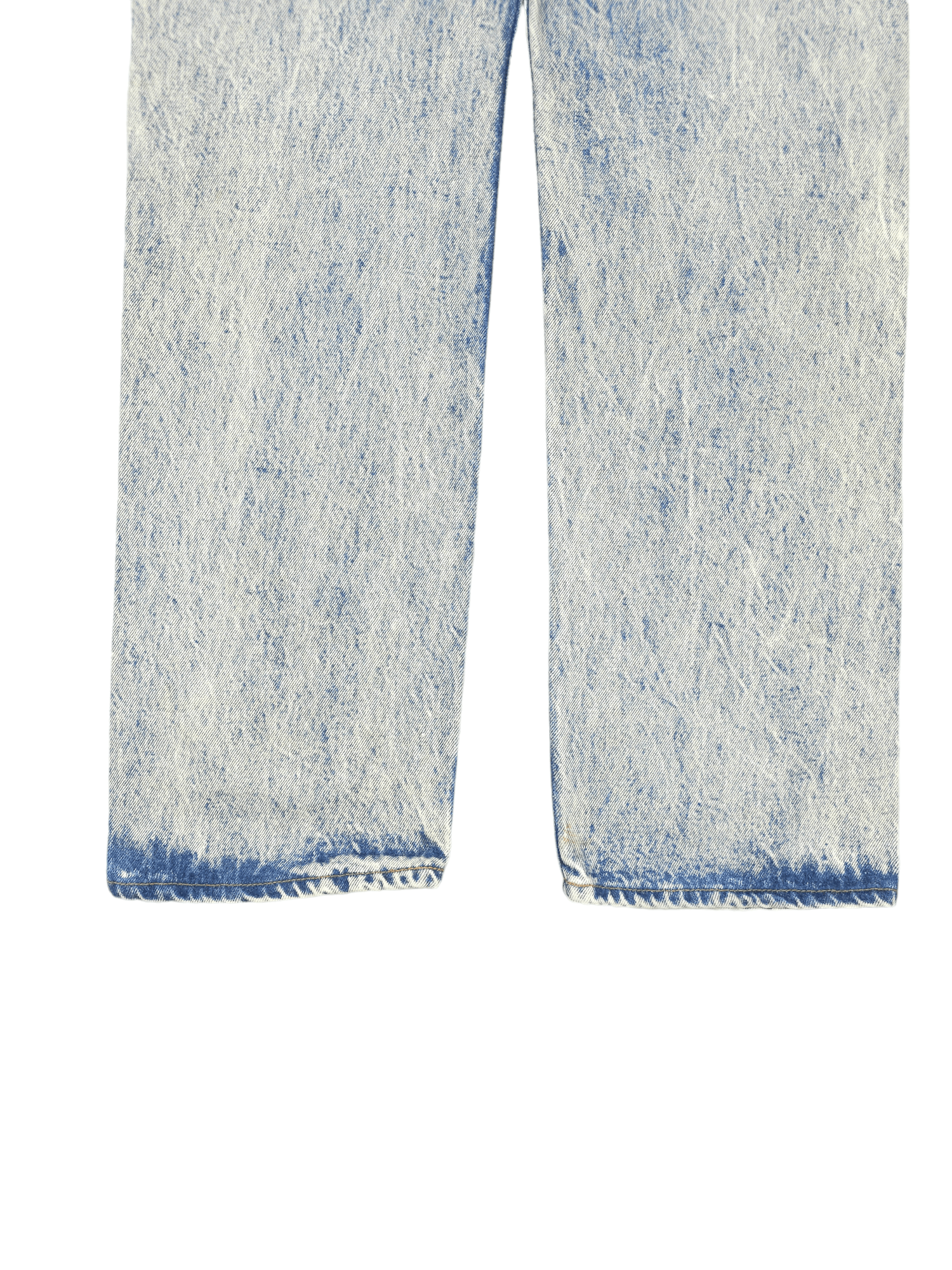 Levi's × Levi's Vintage Clothing × Vintage 💎 33/34 Vintage 90's Levi's 501 Acid Washed Straight Jeans Size US 33 - 13 Thumbnail