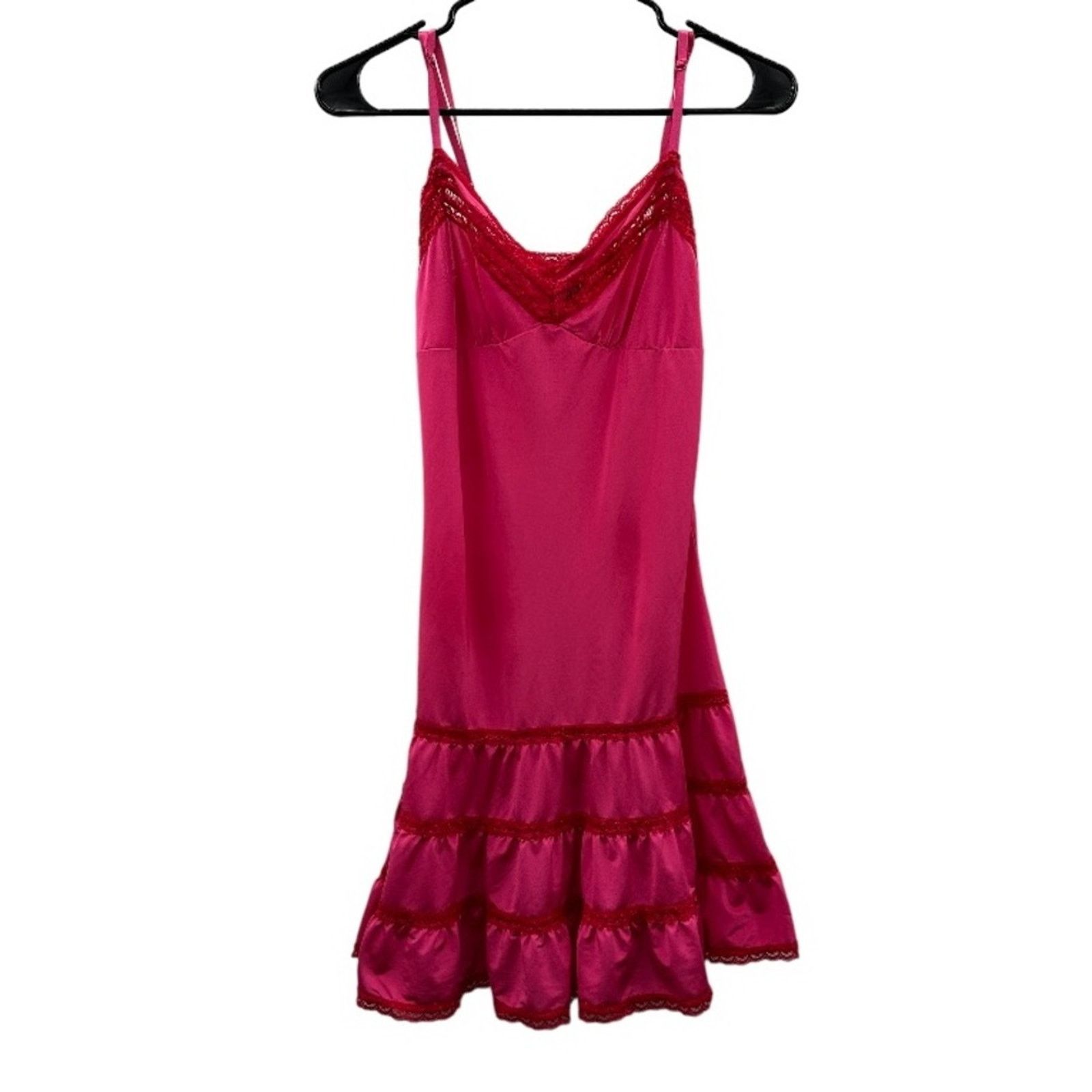 Victoria's Secret Victoria's Secret Sexy Little Things Pink Lace Slip Dress Size M / US 6-8 / IT 42-44 - 1 Thumbnail