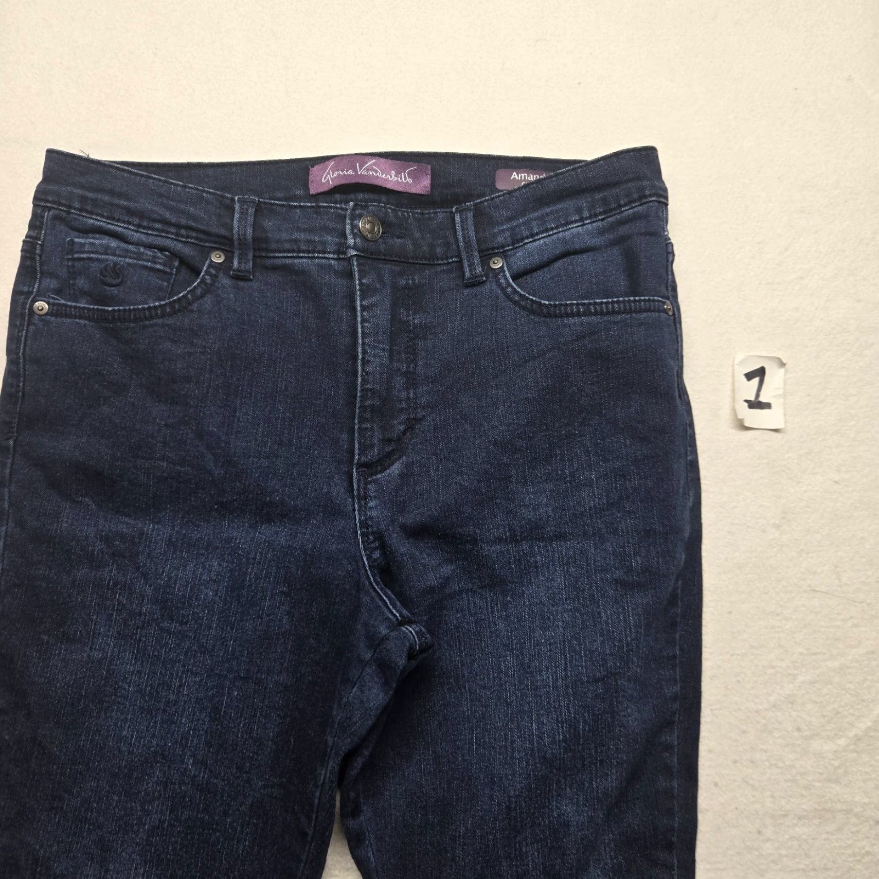 Merona VINTAGE Merona Women's Skinny Jeans Pants Adult Size 10 Blue Cotton Spandex Modern Denim Size 32" / US 10 / IT 46 - 2 Thumbnail