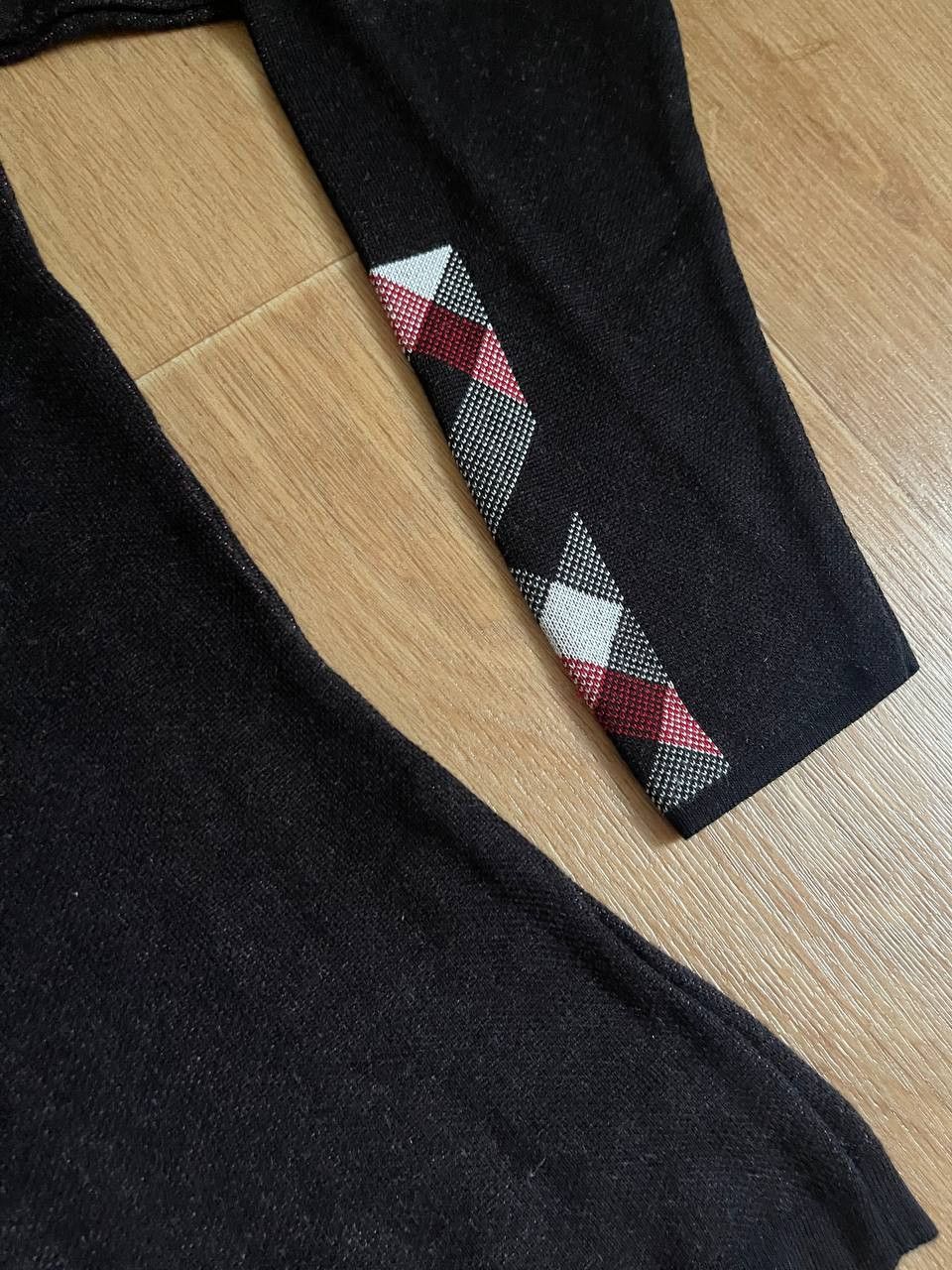 Burberry × Vintage Vintage Burberry Brit Cotton Nova Check Sweater Sz L Size L / US 10 / IT 46 - 5 Thumbnail