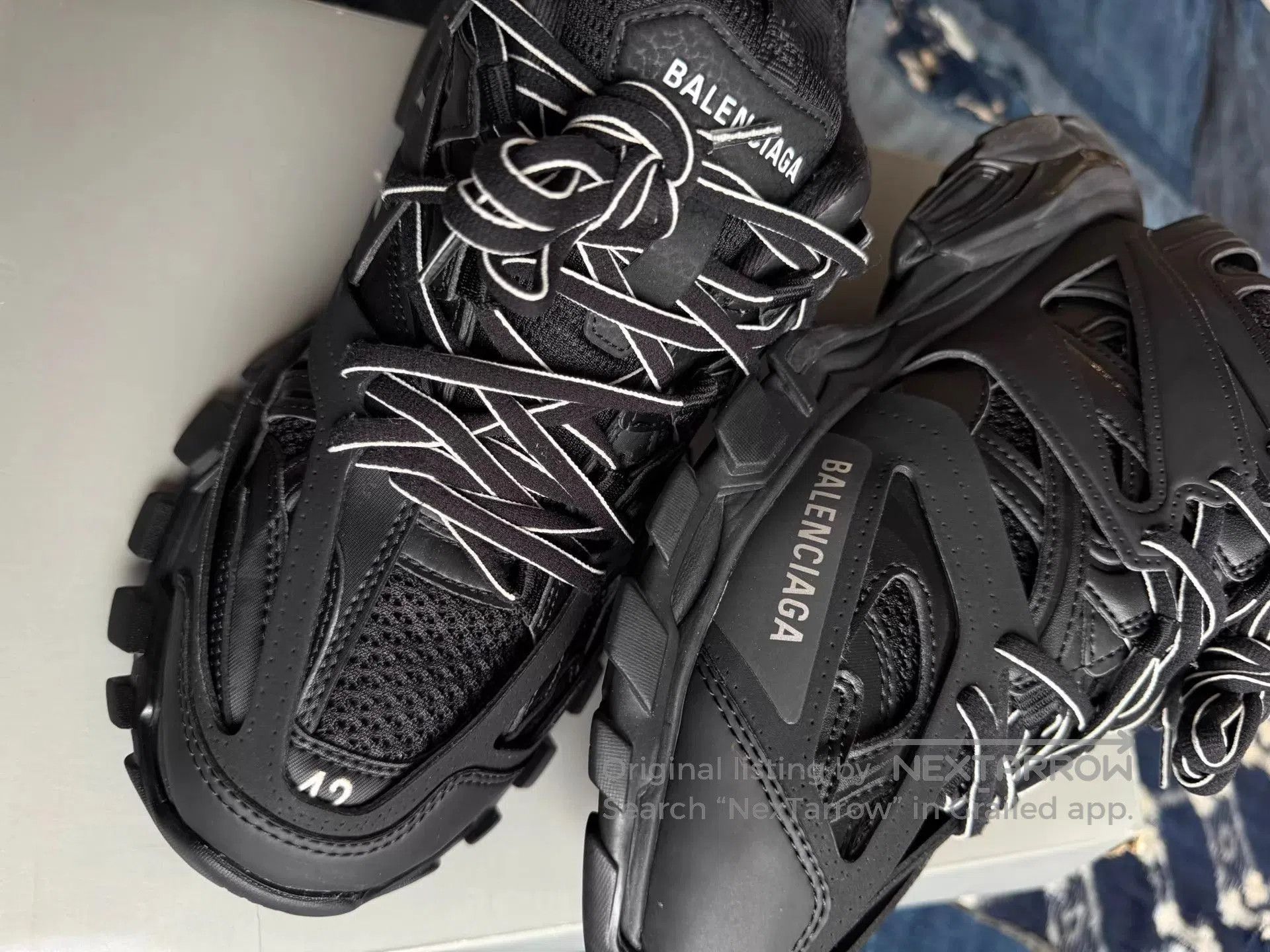 Balenciaga Black Hitop Sneakers Size 9. Size US 9 / EU 42 - 5 Thumbnail