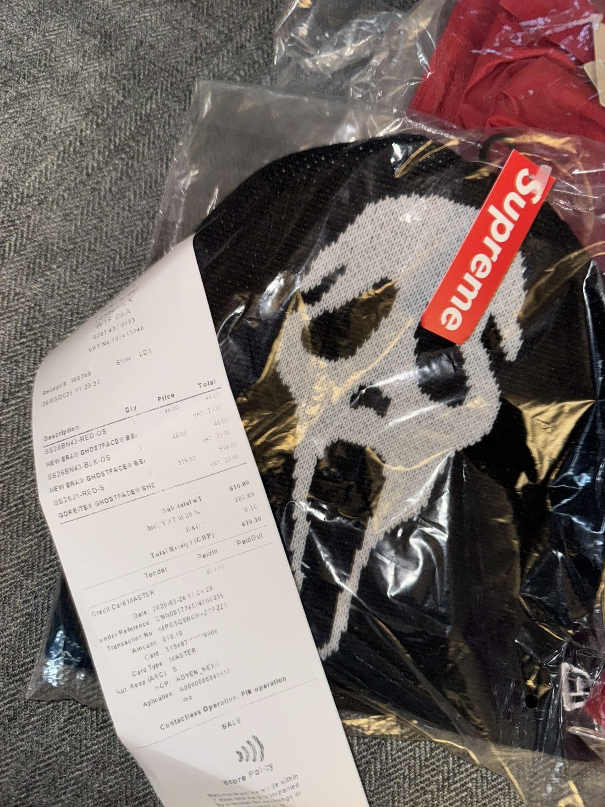 Supreme Supreme New Era® Ghostface® / Scream Beanie Size ONE SIZE - 3 Thumbnail