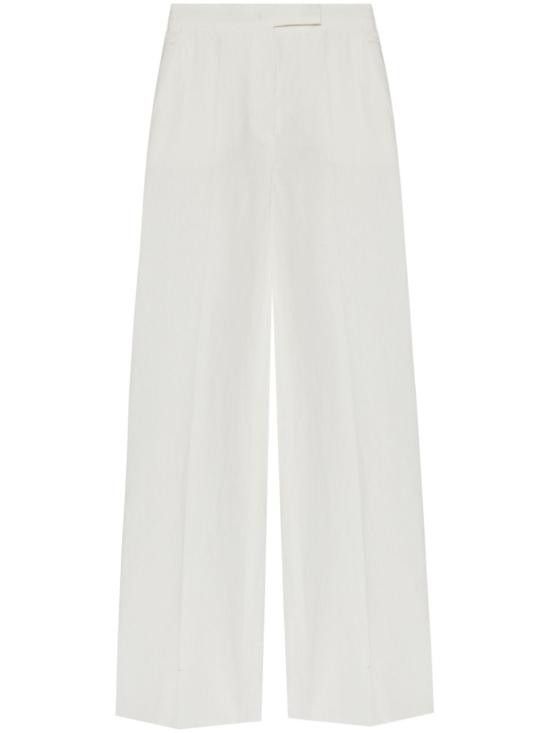 Max Mara MAX MARA Women Straight Pants 11131092600 005 White Size 28" / US 6 / IT 42 - 1 Thumbnail
