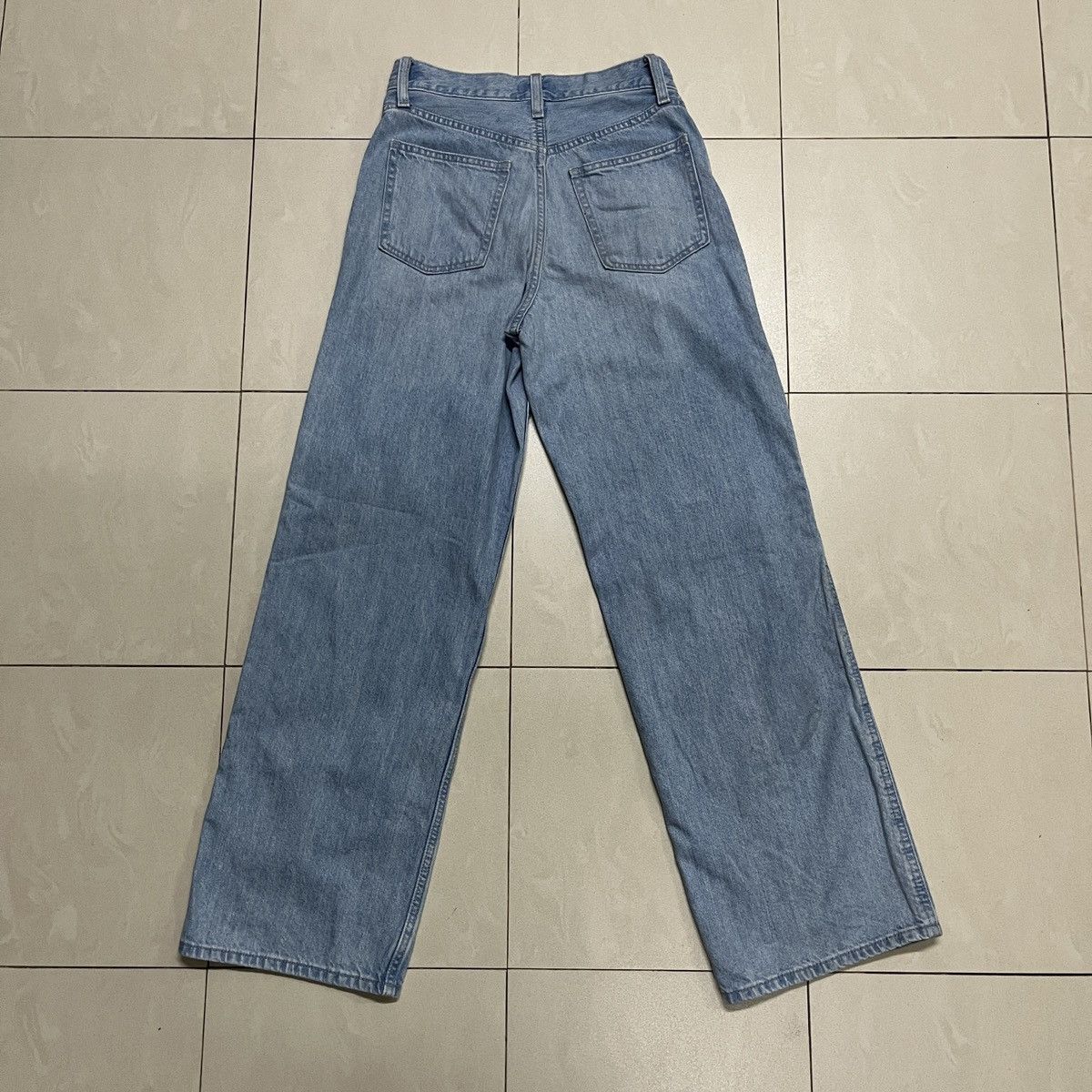 Japanese Brand × Jean × Uniqlo Uniqlo Wide/Baggy Jeans Size 26" / US 2 / IT 38 - 11 Thumbnail