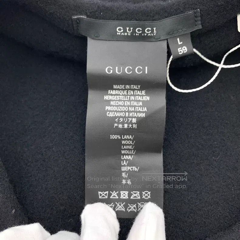 Gucci Gucci Black woollen beret Size ONE SIZE - 7 Thumbnail