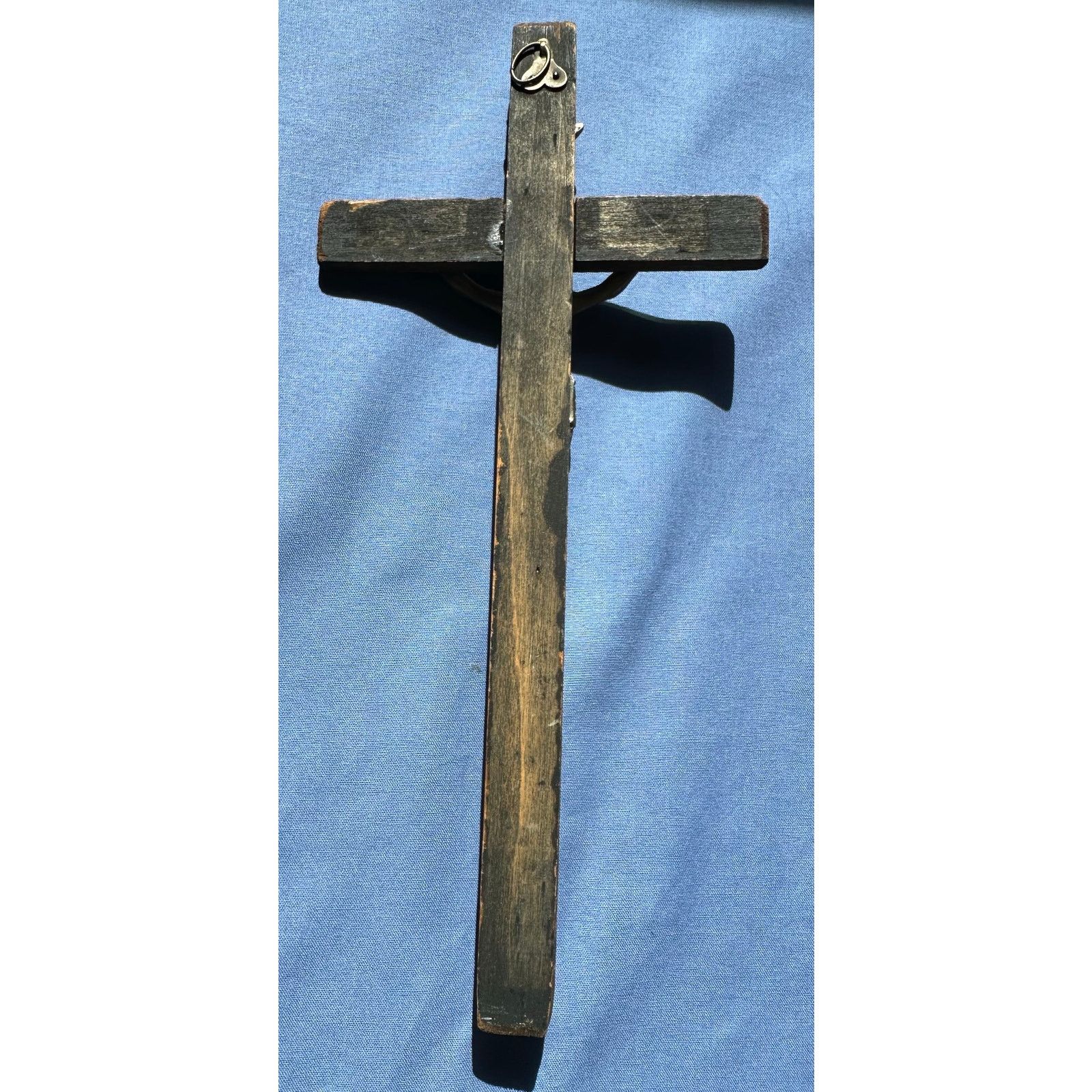 Other Vintage Wood Metal Cross Crucifixion of Jesus Christ Size ONE SIZE - 5 Thumbnail
