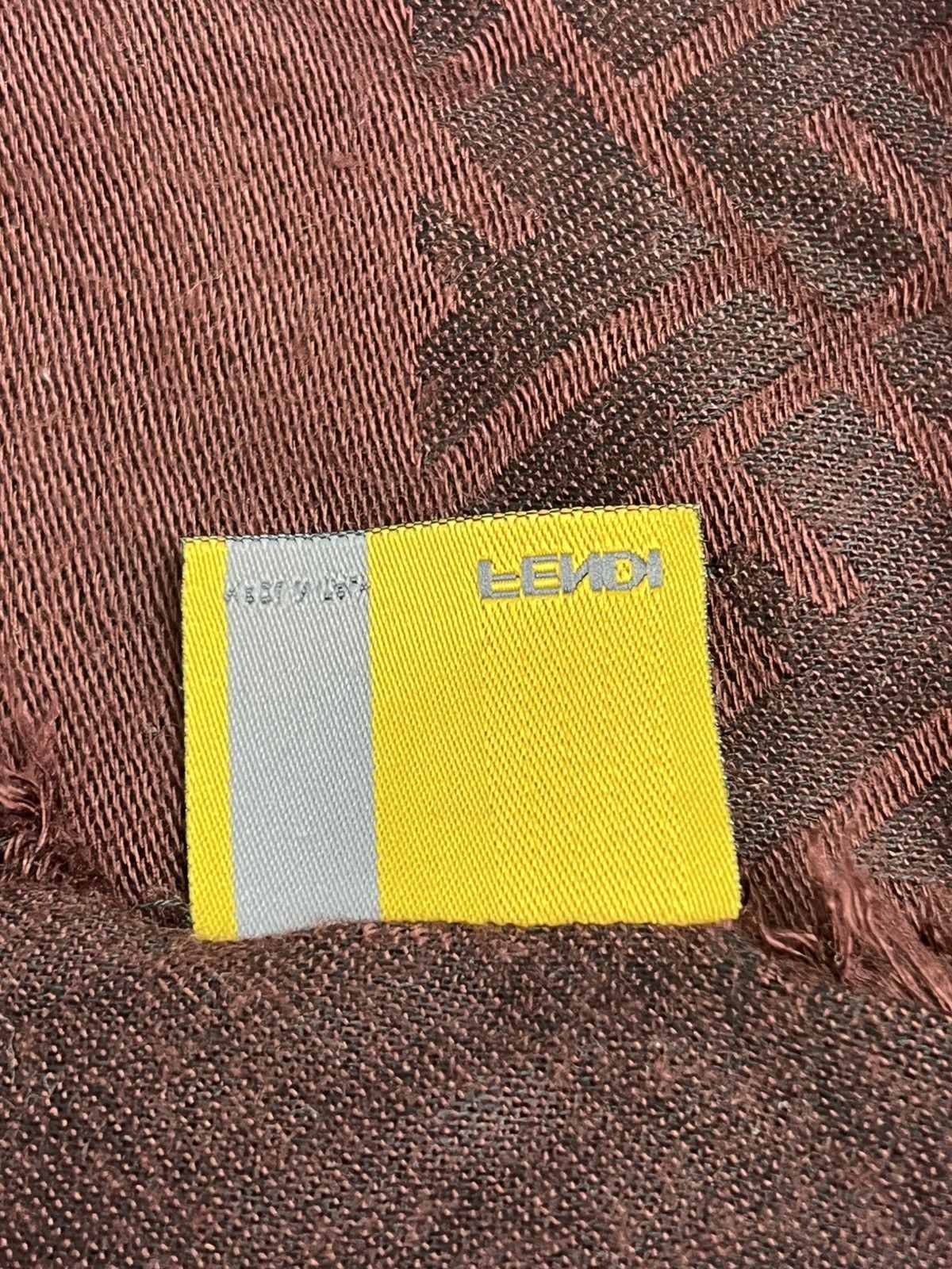 Fendi × Vintage Fendi Monogram Scarf / Muffler / Wool Size ONE SIZE - 5 Thumbnail
