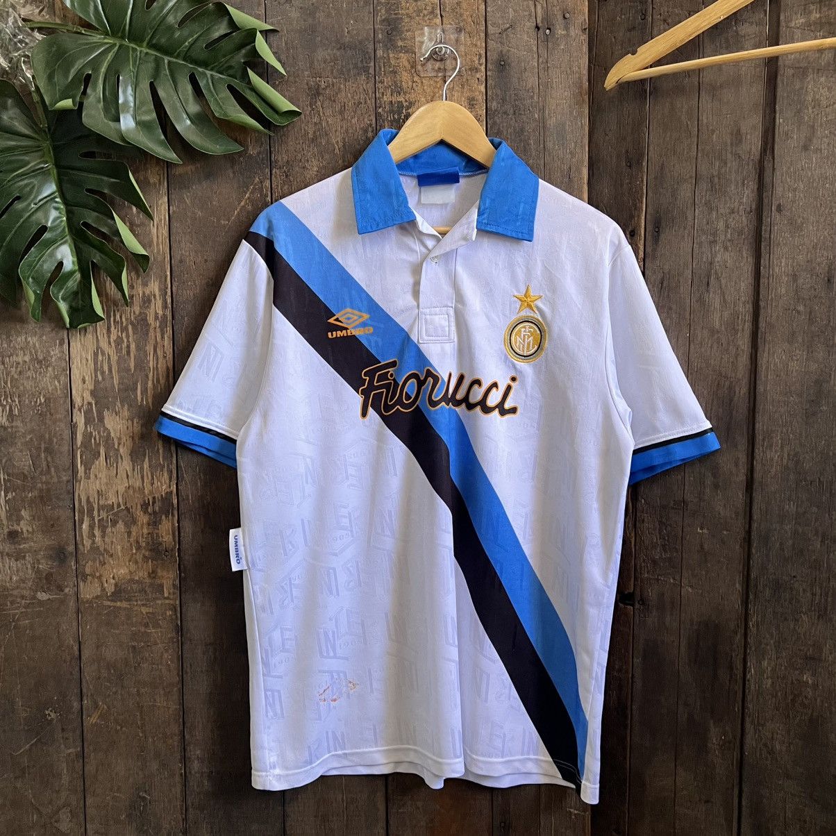 Umbro × Vintage Vintage Inter Milan 1993-94 Away Umbro Jersey Size US L / EU 52-54 / 3 - 1 Thumbnail