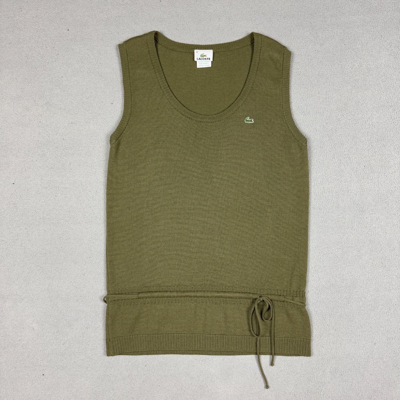 Lacoste Lacoste Knit Vest Top Vintage 80s Made in France 42 Size M / US 6-8 / IT 42-44 - 1 Thumbnail