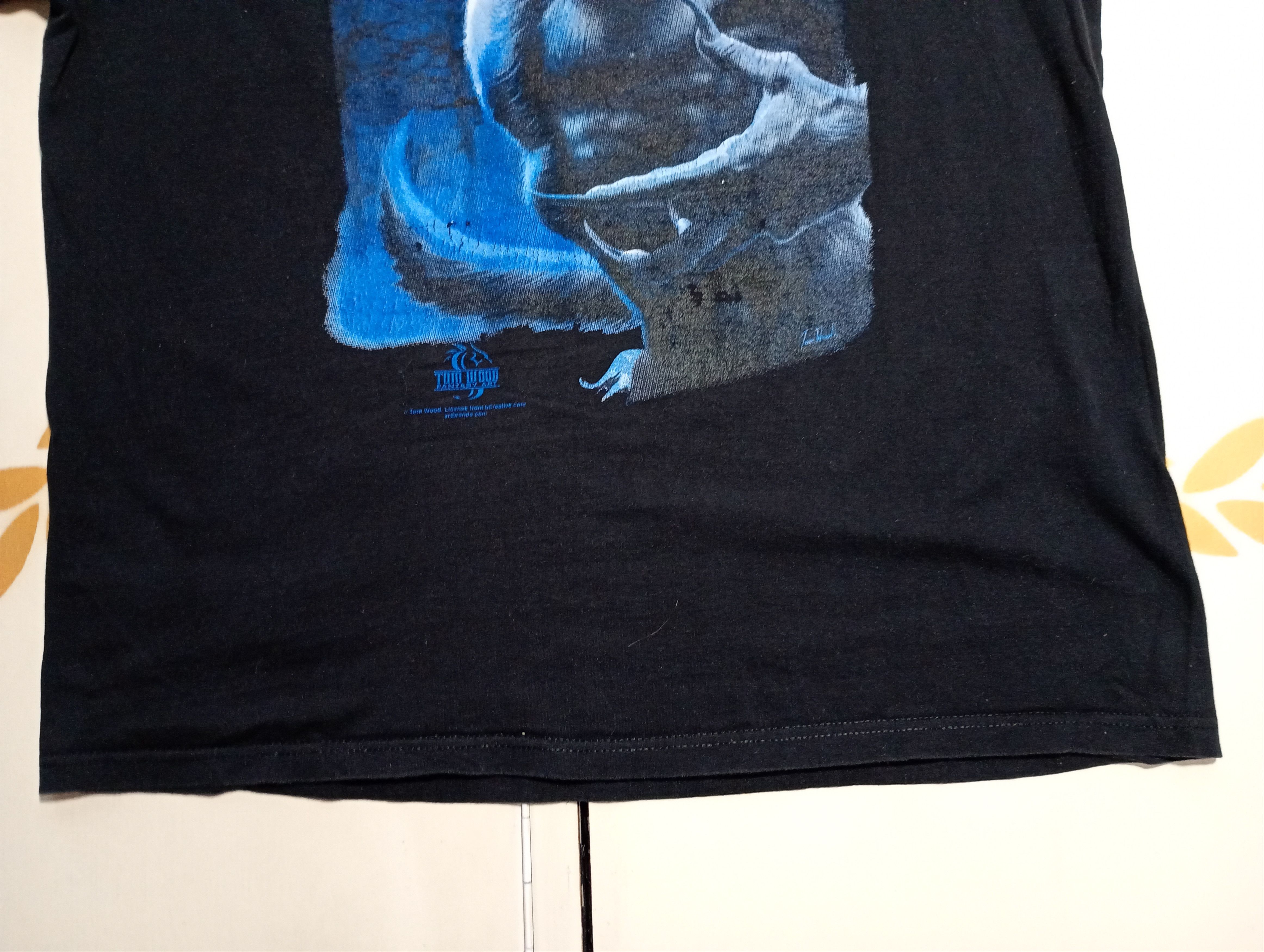 Fruit Of The Loom Tom Wood Fantasy Art T-Shirt Size US XL / EU 56 / 4 - 3 Thumbnail