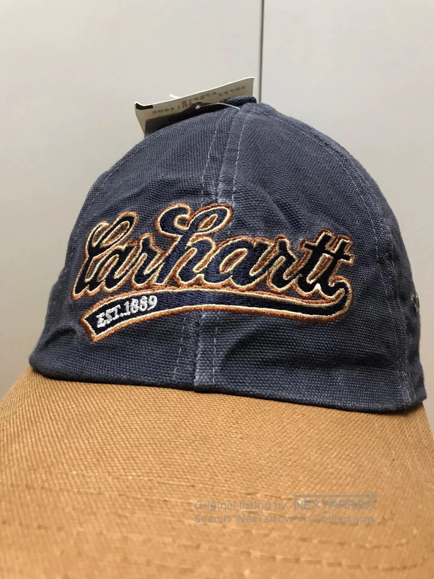 Carhartt Carhartt A75 PTB Oil Blue Baseball Cap. Size ONE SIZE - 4 Thumbnail