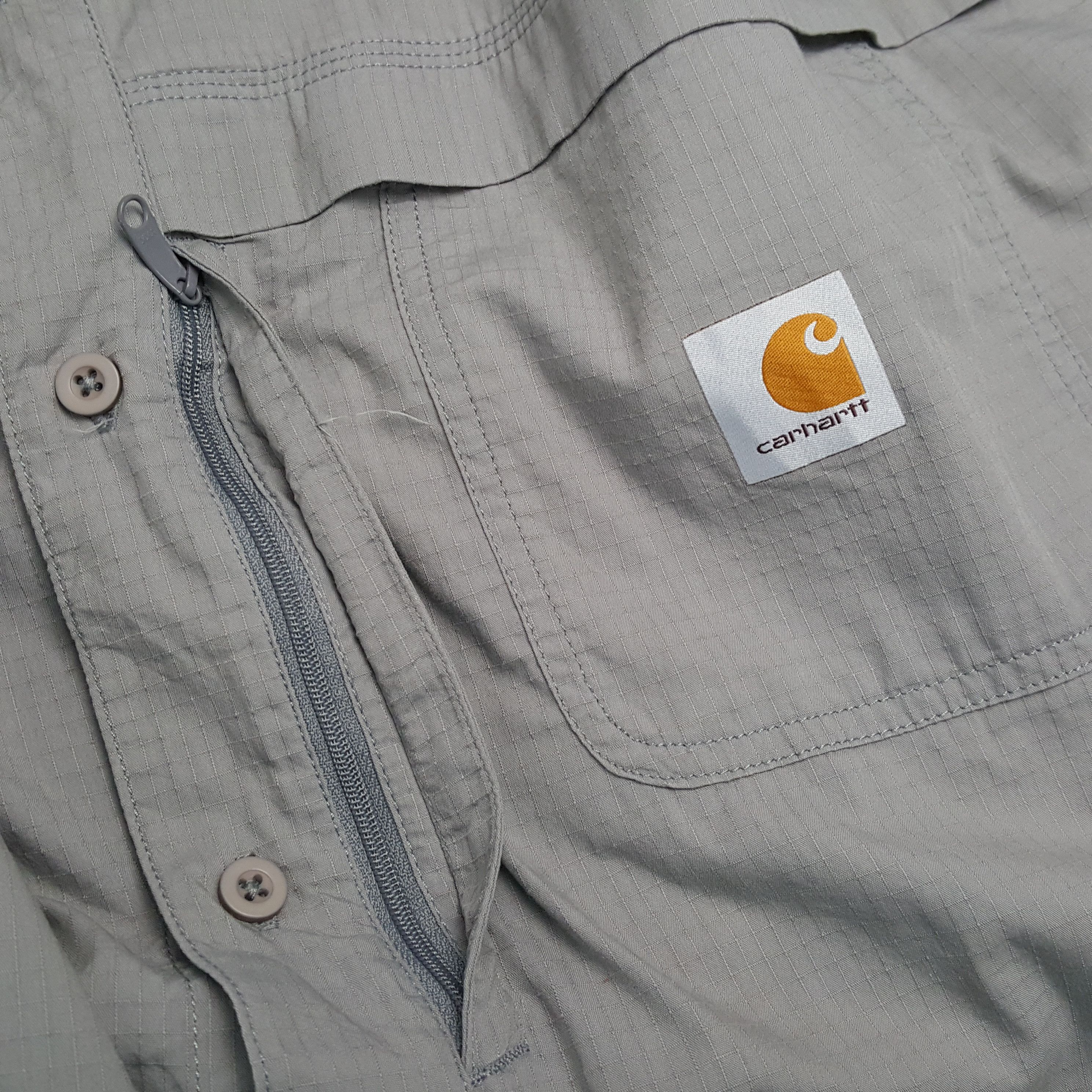 Carhartt × Vintage CARHARTT Small Logo Design Workwear Style Shirt Size US XXL / EU 58 / 5 - 9 Thumbnail