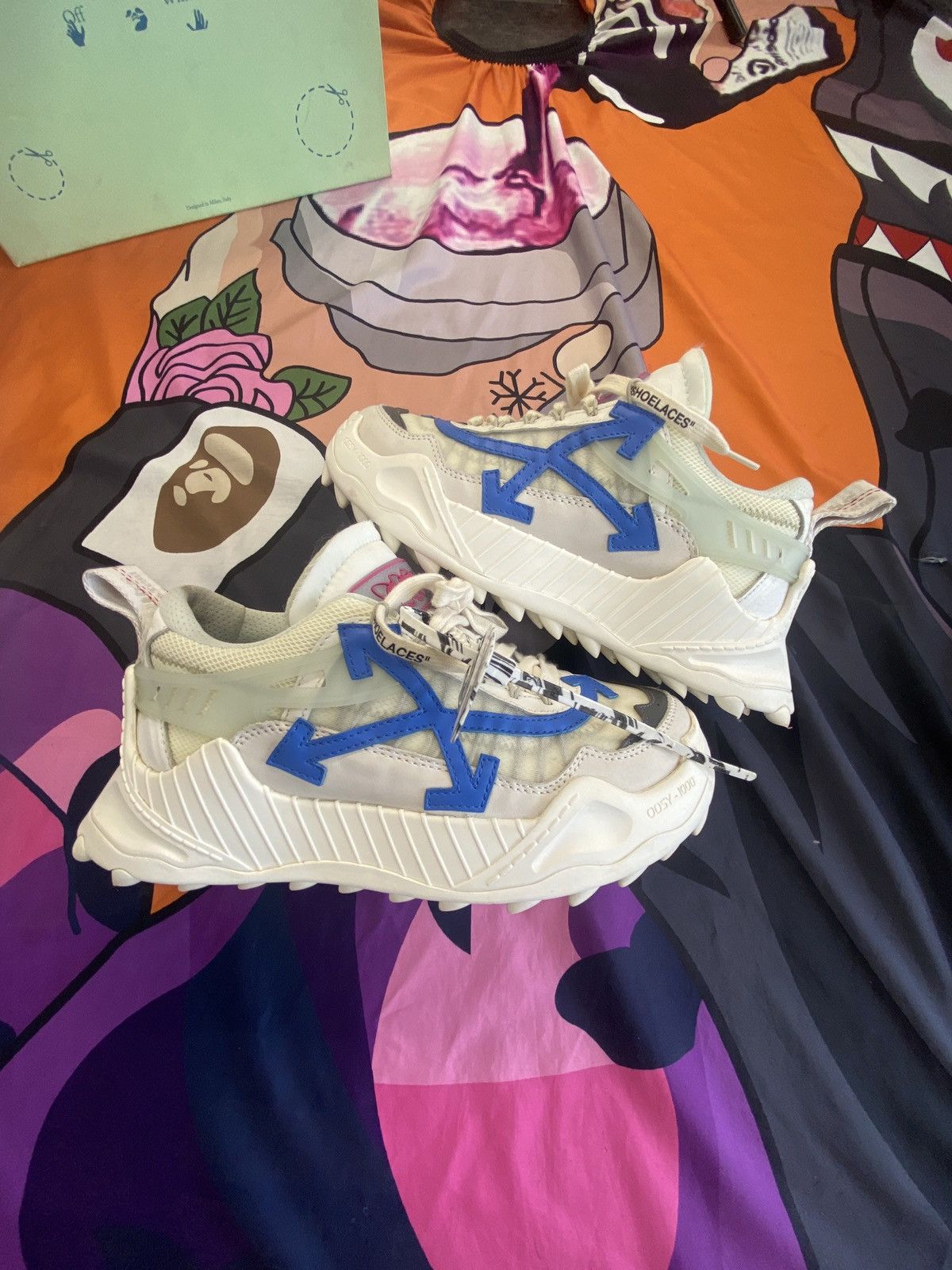 Off-White Off white oddesy pink blue Size US 9 / IT 39 - 8 Thumbnail