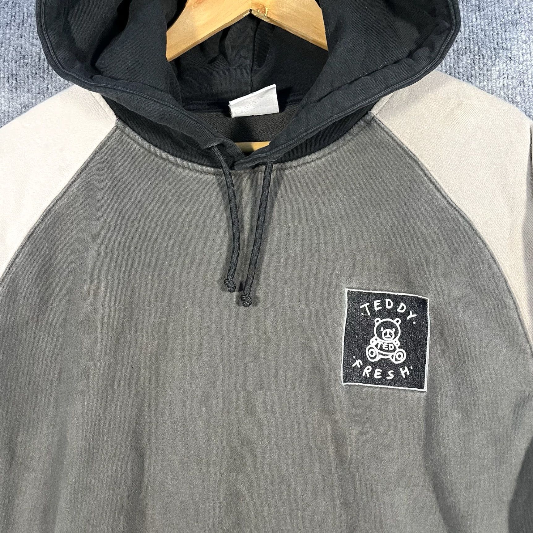 Teddy Fresh Teddy Fresh Mens Hoodie Sweatshirt Light Multicolor Hooded Pockets Drawstring Crew Neck Heavyweight Regular M Size US M / EU 48-50 / 2 - 2 Thumbnail