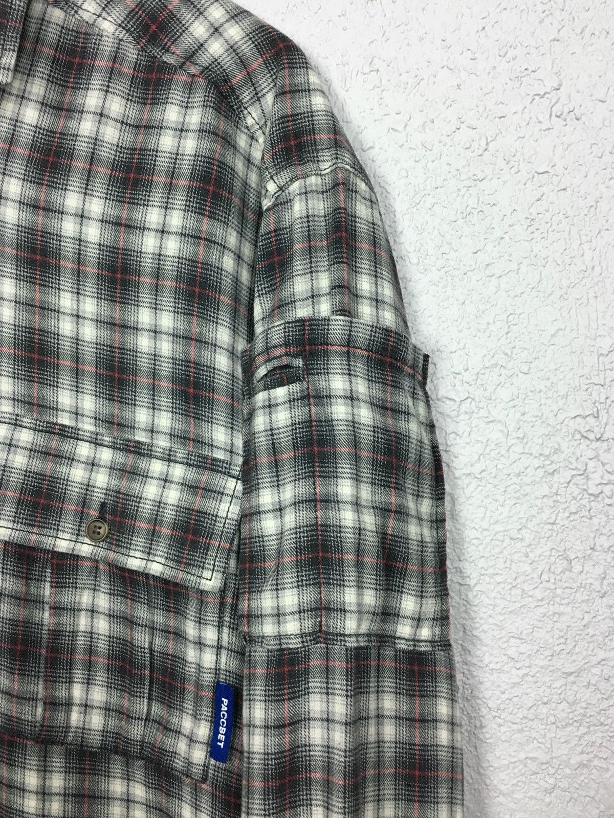 Gosha Rubchinskiy shirt PACCBET Flannel Plaid Double Pocket Rassvet button up Size US M / EU 48-50 / 2 - 4 Thumbnail