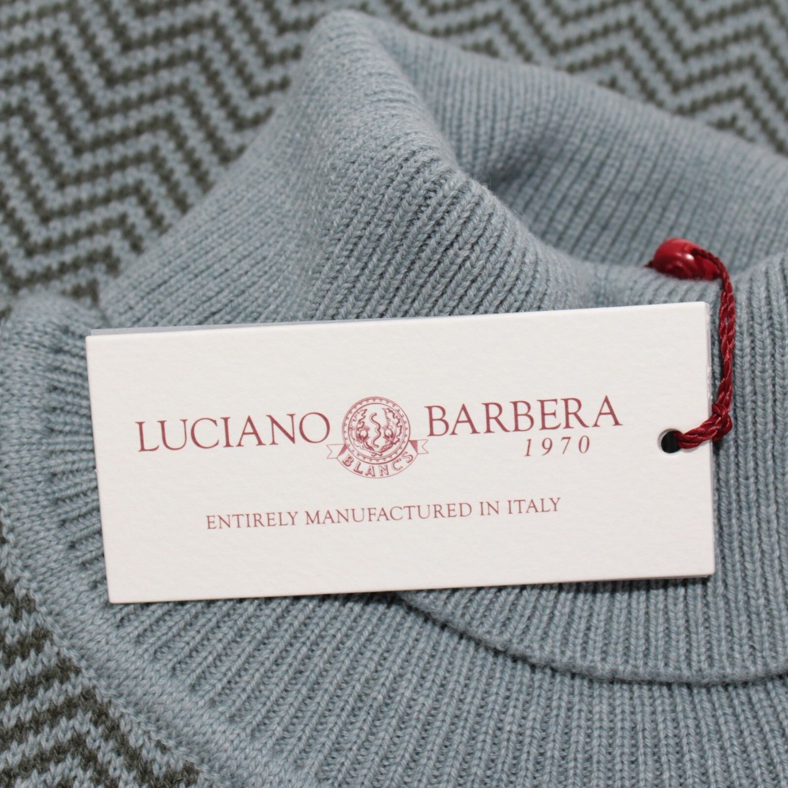 Luciano Barbera Luciano Barbera Sweater Size US XL in Blue Size US XL / EU 56 / 4 - 2 Thumbnail