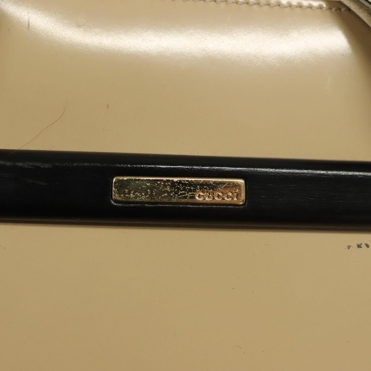 Gucci GUCCI Hand Bag Patent Leather Beige 000 2058 0558 0 Size ONE SIZE - 16 Thumbnail