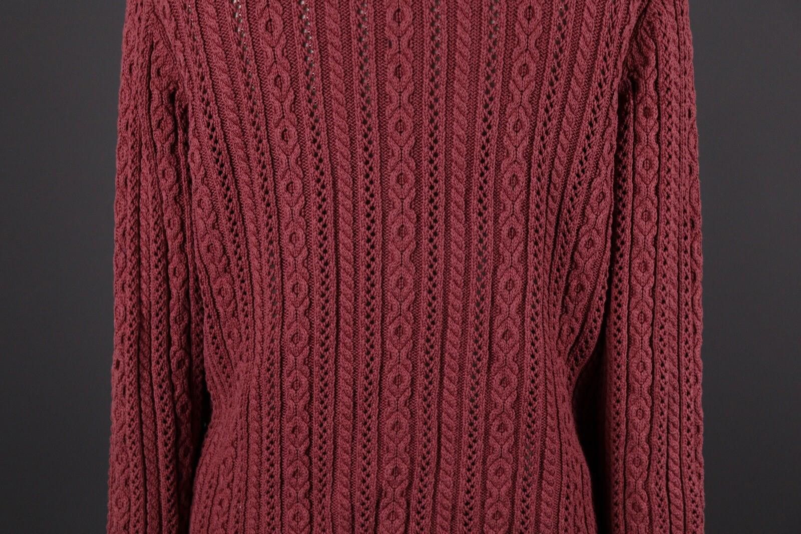 Lauren Ralph Lauren Lauren Ralph Lauren Cotton Cable Knit Sweater Size M Size M / US 6-8 / IT 42-44 - 9 Thumbnail