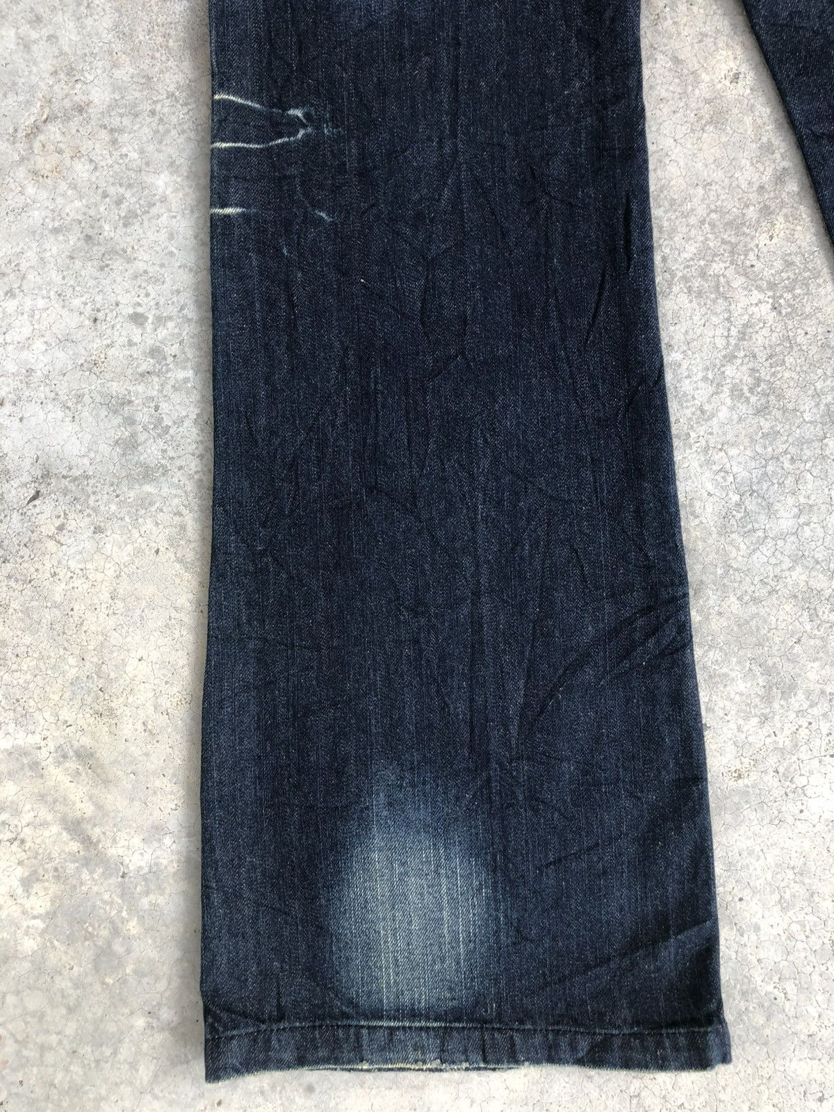 Japanese Oahu Flared Jeans Distressed Jeans