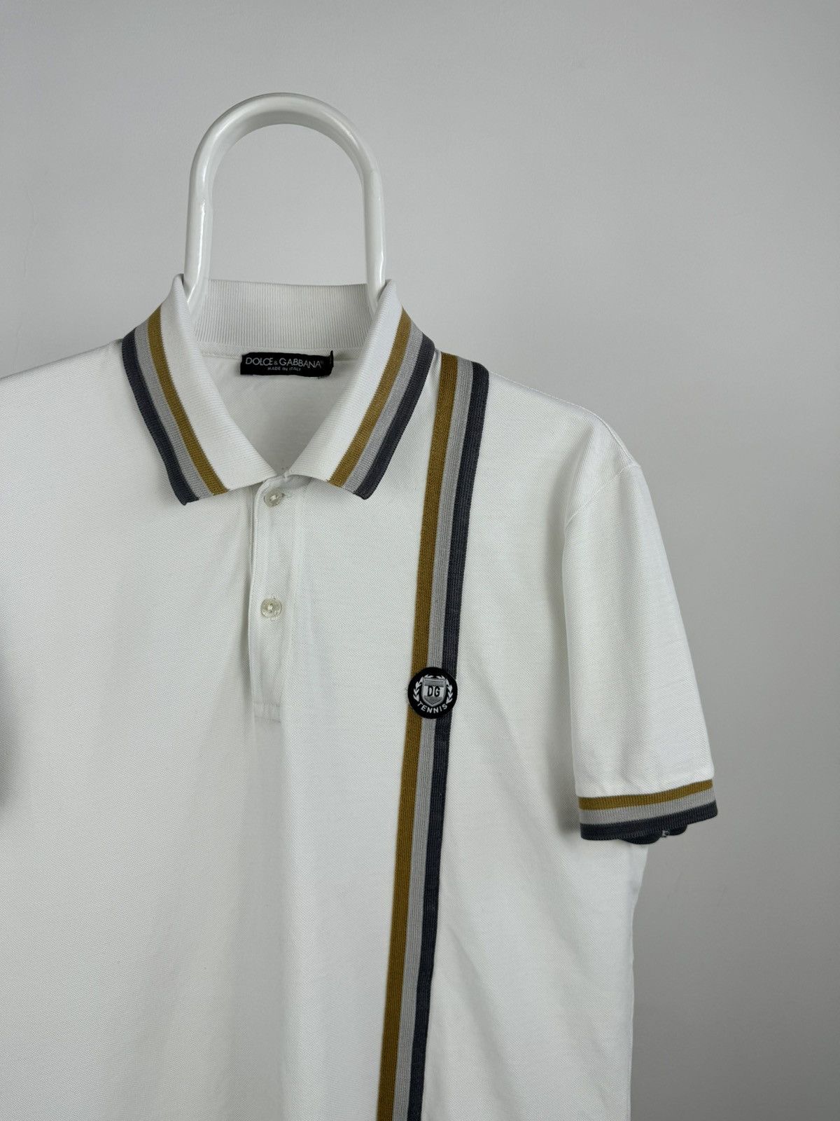 Dolce & Gabbana Dolce&Gabbana Tennis Polo T-Shirt Size US L / EU 52-54 / 3 - 2 Thumbnail