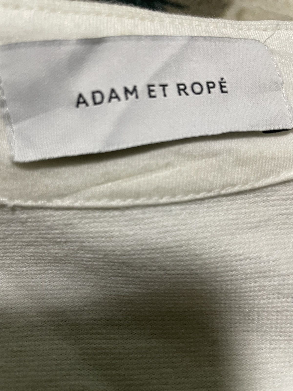 ADAM ET ROPE × Designer Adam Et Rope x Plain White T Shirt Size L / US 10 / IT 46 - 3 Thumbnail