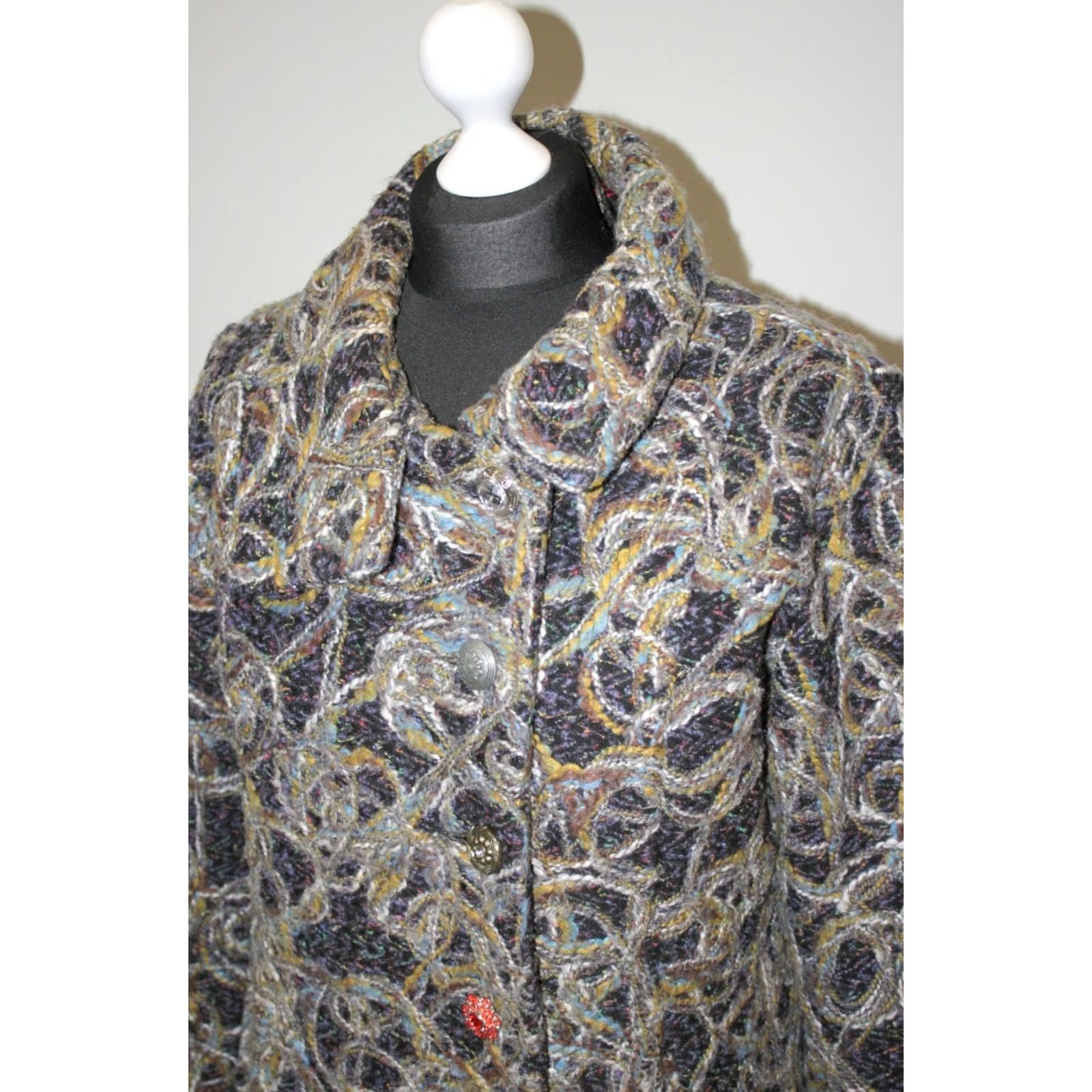 Desigual Desigual womens jacket coat Size 44 Multicoloured Size M / US 6-8 / IT 42-44 - 2 Thumbnail