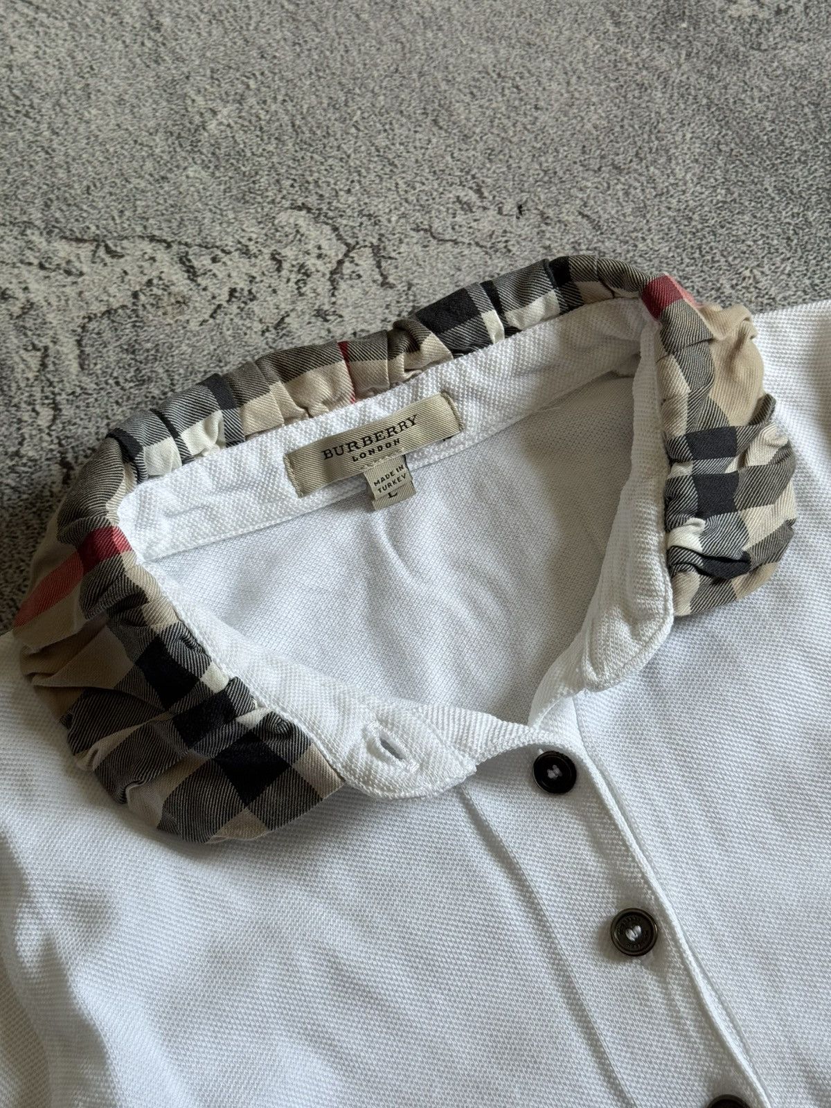Burberry Burberry London L Wmns polo top T-shirt tank tee Size L / US 10 / IT 46 - 4 Thumbnail