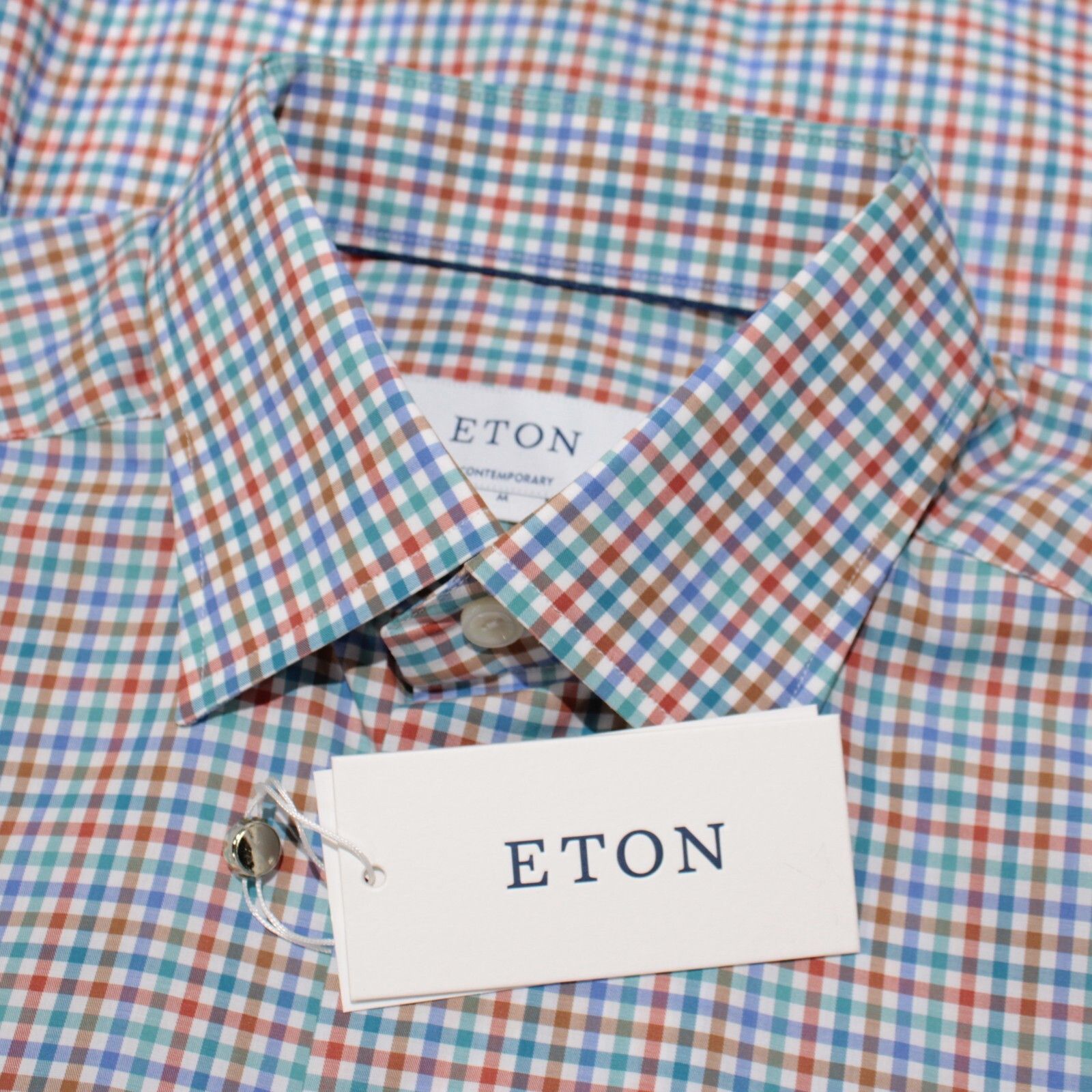 Eton New with tags Shirt Size M US In Green