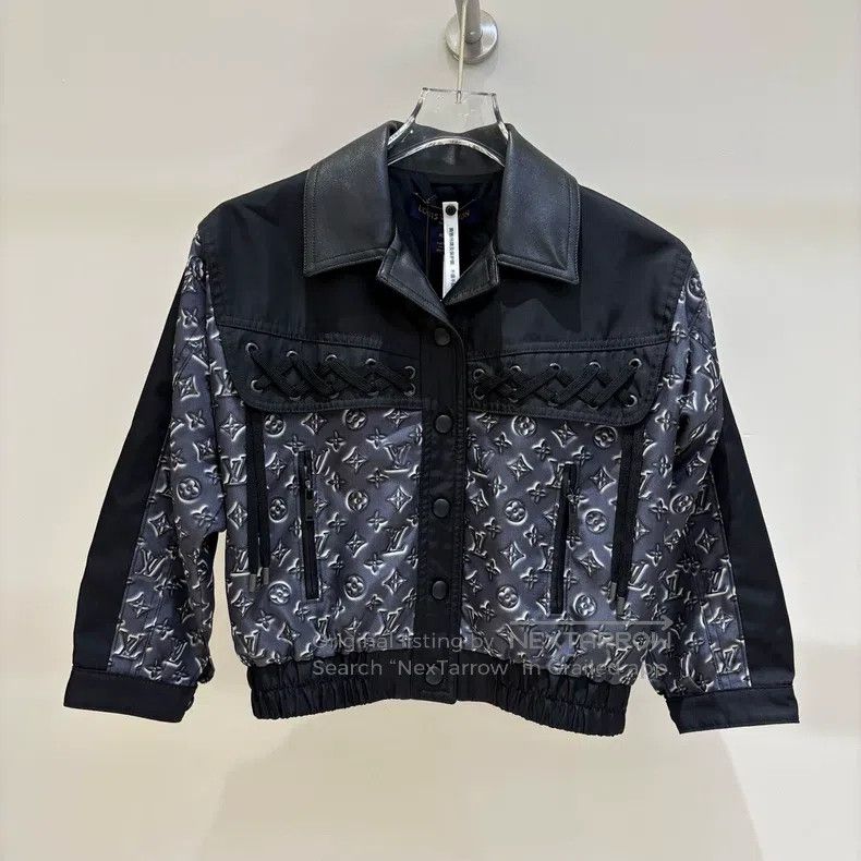 Louis Vuitton Louis Vuitton Color-block logo full print lapel long-sleev Size S / US 4 / IT 40 - 1 Thumbnail