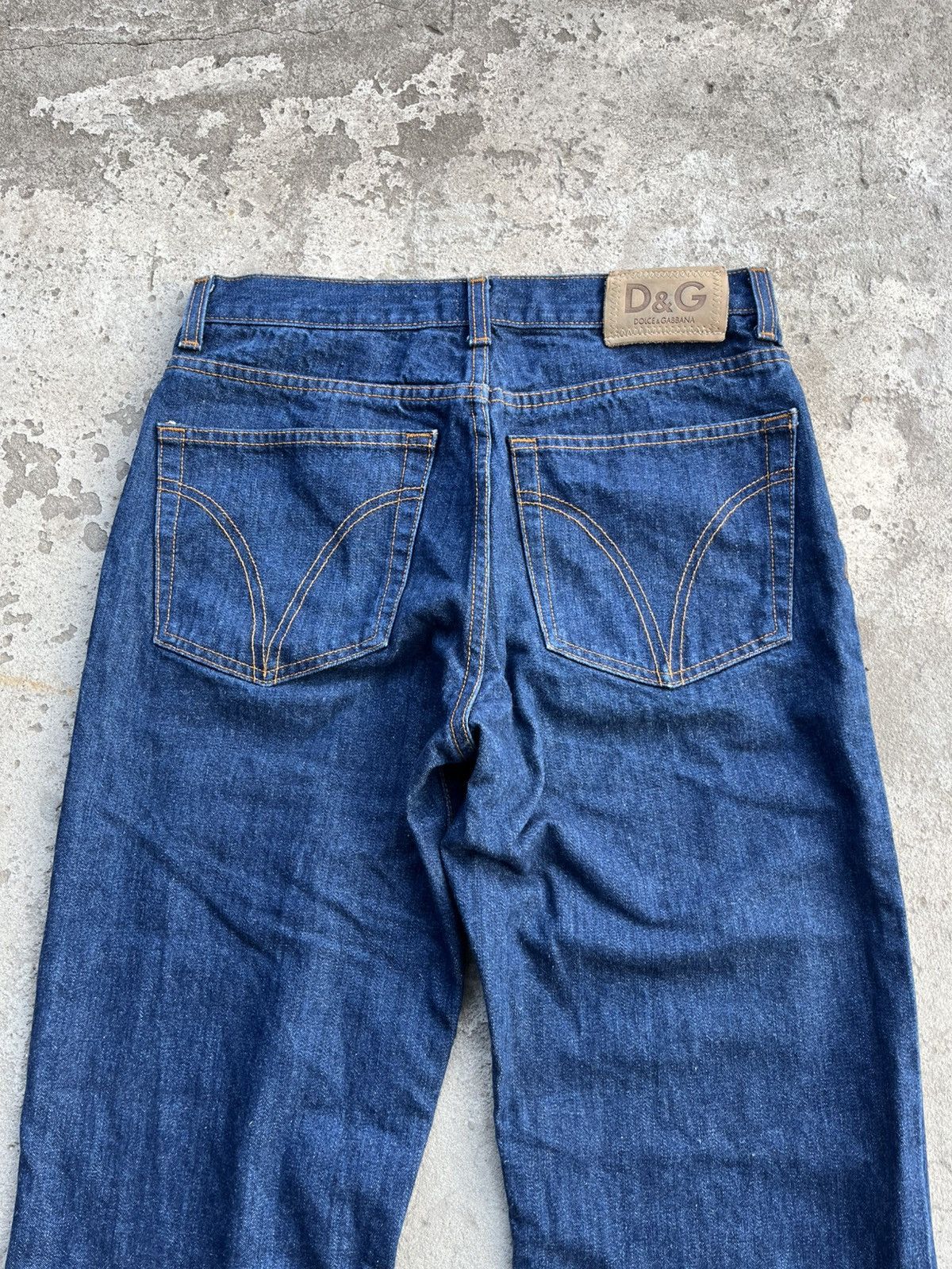 Dolce & Gabbana × Japanese Brand D&G Vintage Dolce & Gabbana Distressed Denim Straight Jeans Size US 32 / EU 48 - 3 Thumbnail