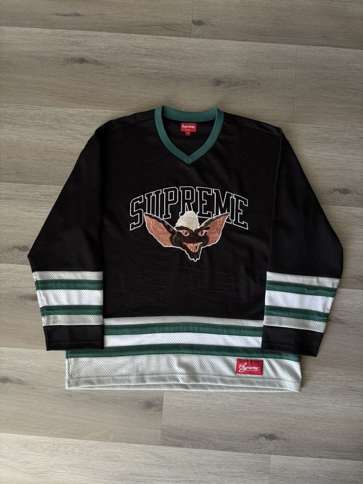 Supreme Supreme Gremlins Hockey Jersey black Medium | Grailed