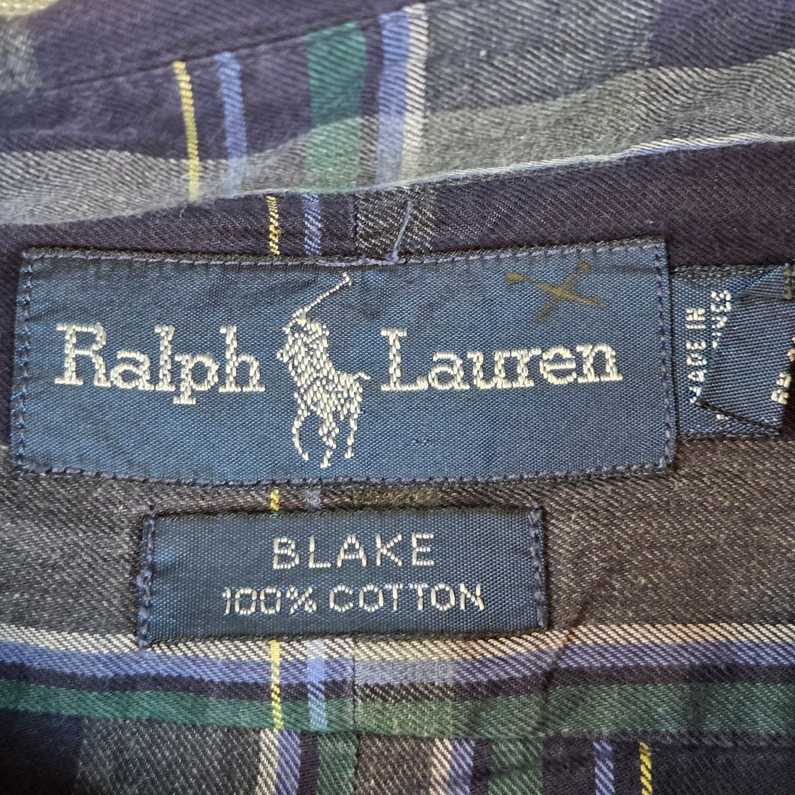 Ralph Lauren Vintage Ralph Lauren Blake Plaid Cotton Shirt XXL Size US XXL / EU 58 / 5 - 5 Thumbnail