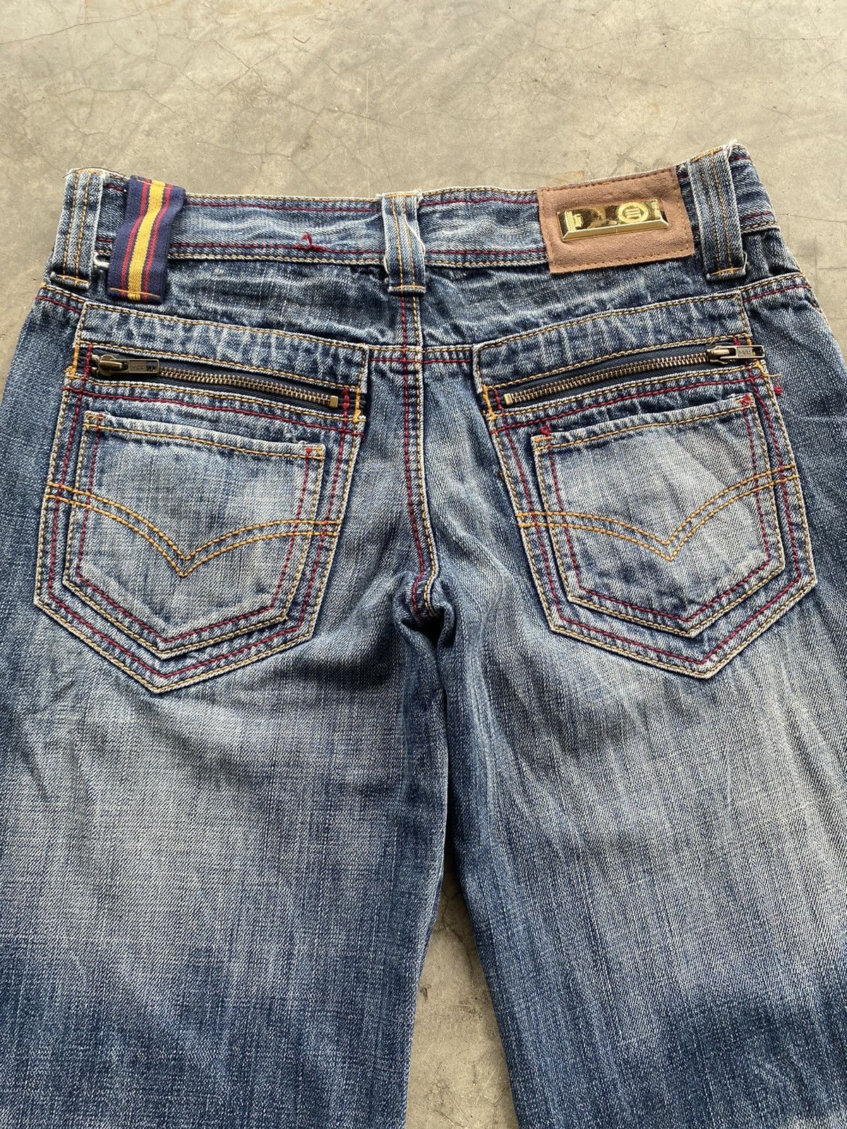 If Six Was Nine × Japanese Brand × Tornado Mart Baggy Jeans Japanese LB-03 Low Rise Ballon Style Size US 31 - 12 Thumbnail
