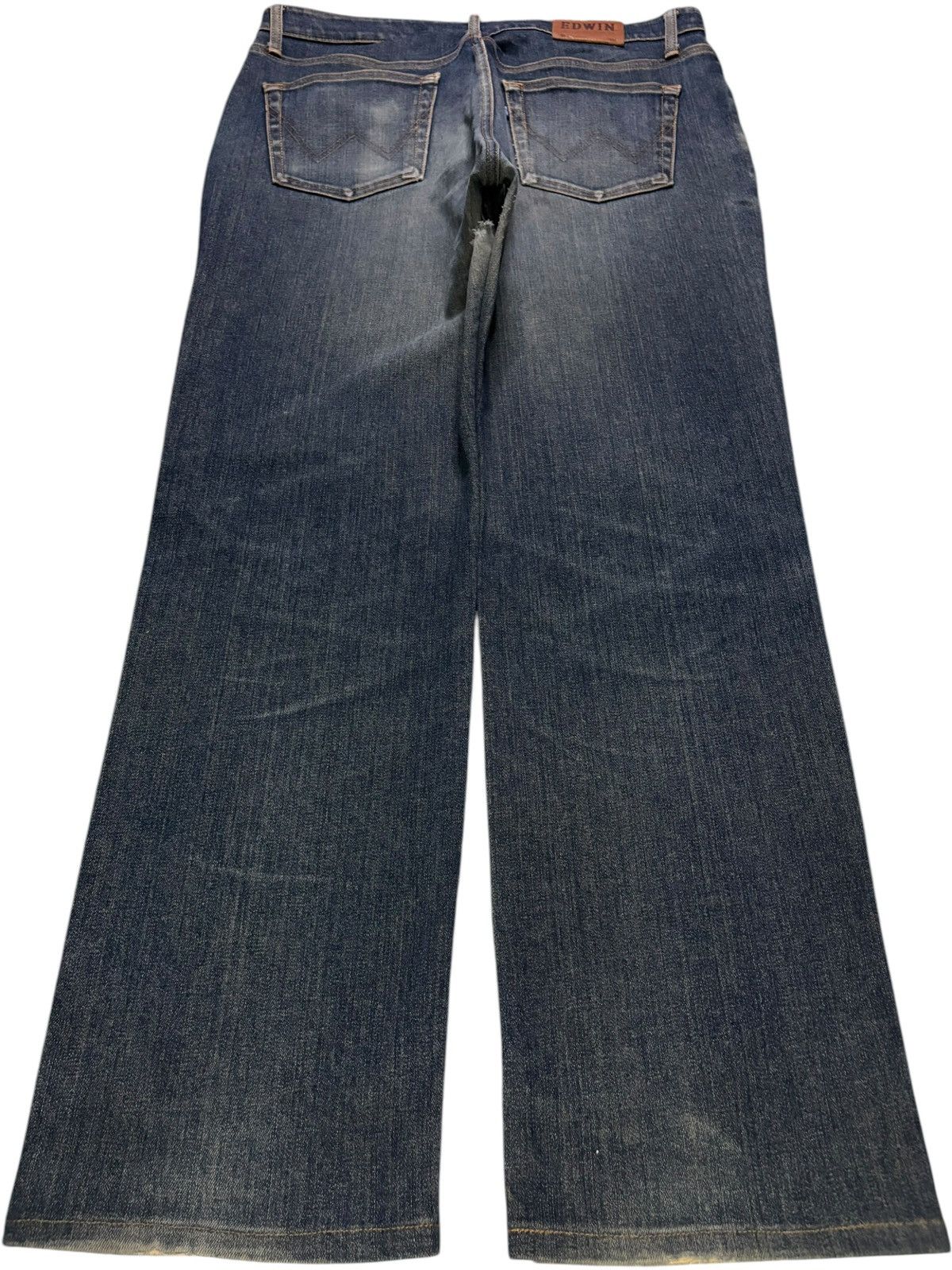 Edwin Vintage Edwin 403 Mud Wash Distressed Baggy Jeans Size US 36 / EU 52 - 2 Thumbnail