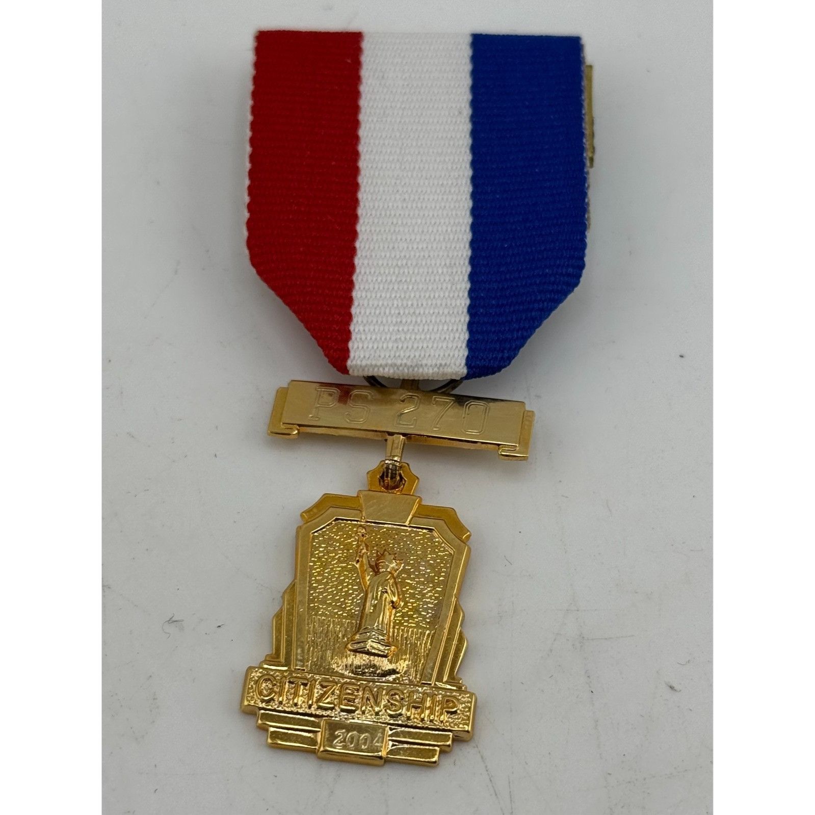 Vintage Citizenship 2004 medal PS 270 Ribbon Pin Size ONE SIZE - 4 Thumbnail