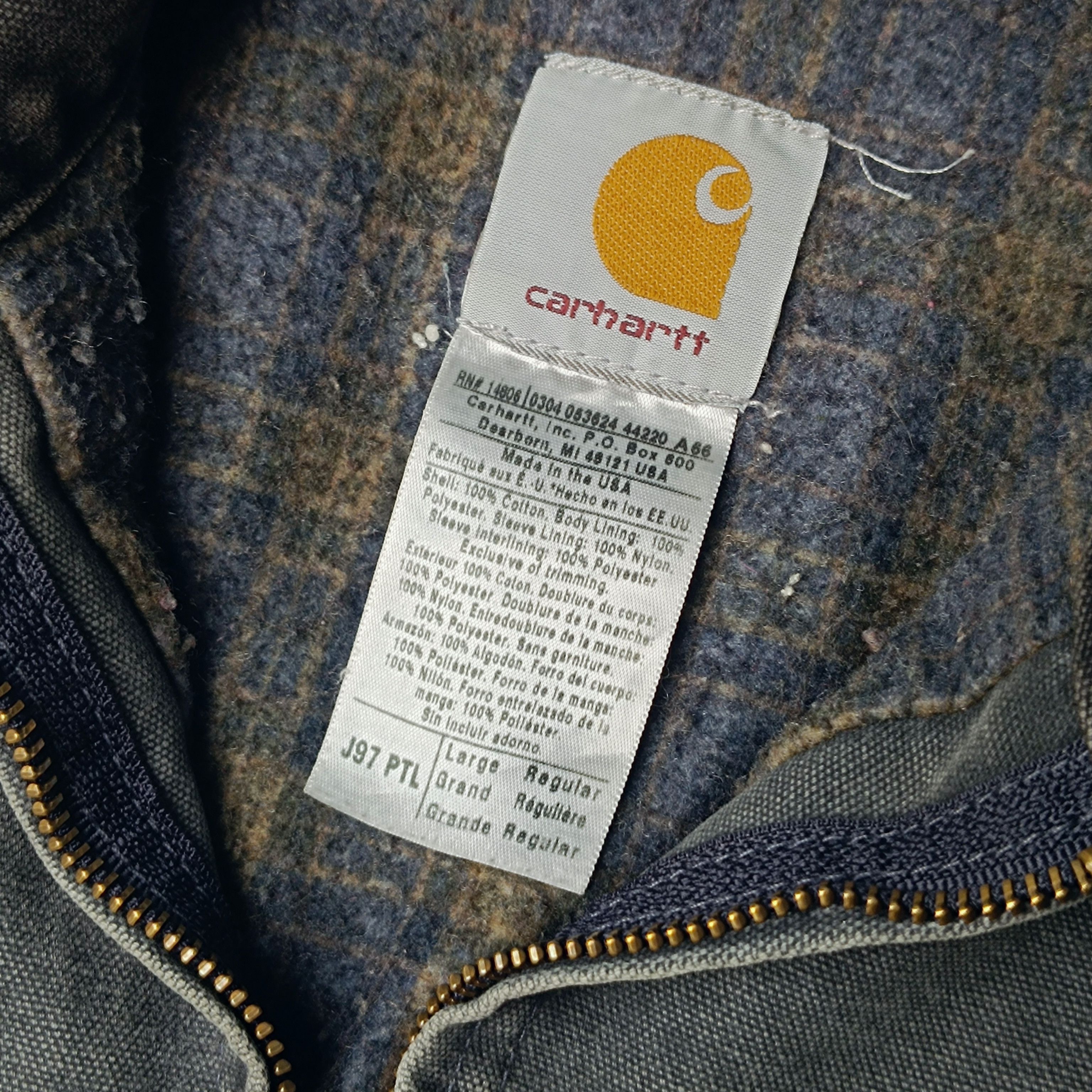 Carhartt ❌SOLD OUT❌ Crazy Vintage Carhartt Detroit jacket J97 Petrol Size US L / EU 52-54 / 3 - 6 Thumbnail