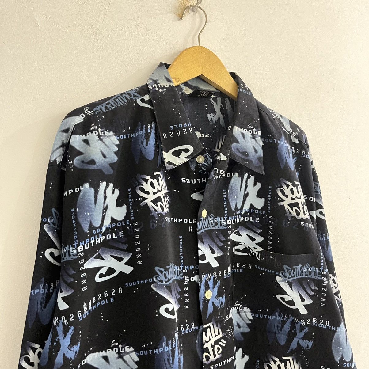 Southpole Southpole Y2K Grafity Button Up Size US XL / EU 56 / 4 - 3 Thumbnail