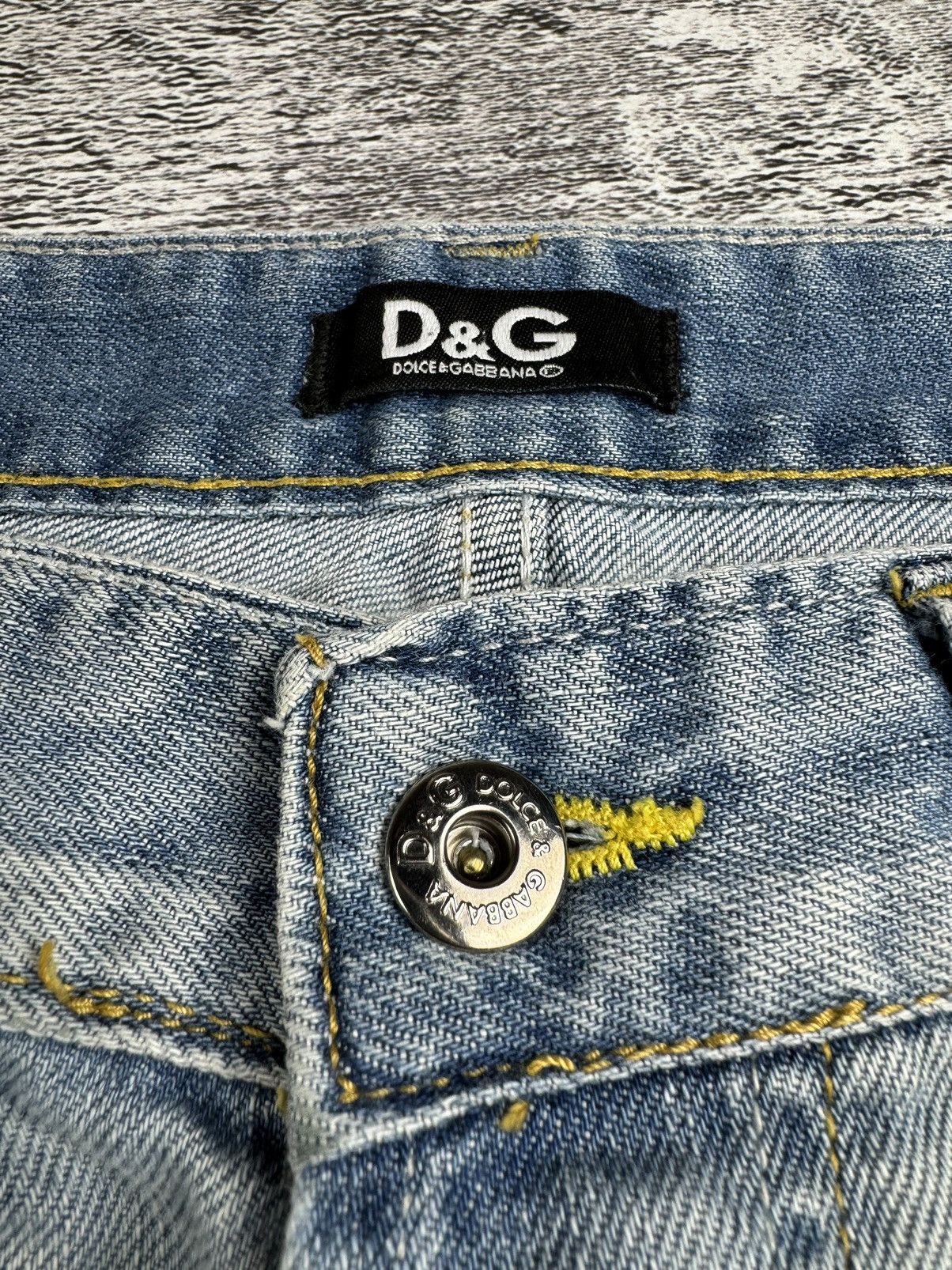 Dolce & Gabbana Dolce & Gabbana RARE D&G Patchwork Distressed Y2K Denim Jeans Size US 34 / EU 50 - 18 Thumbnail