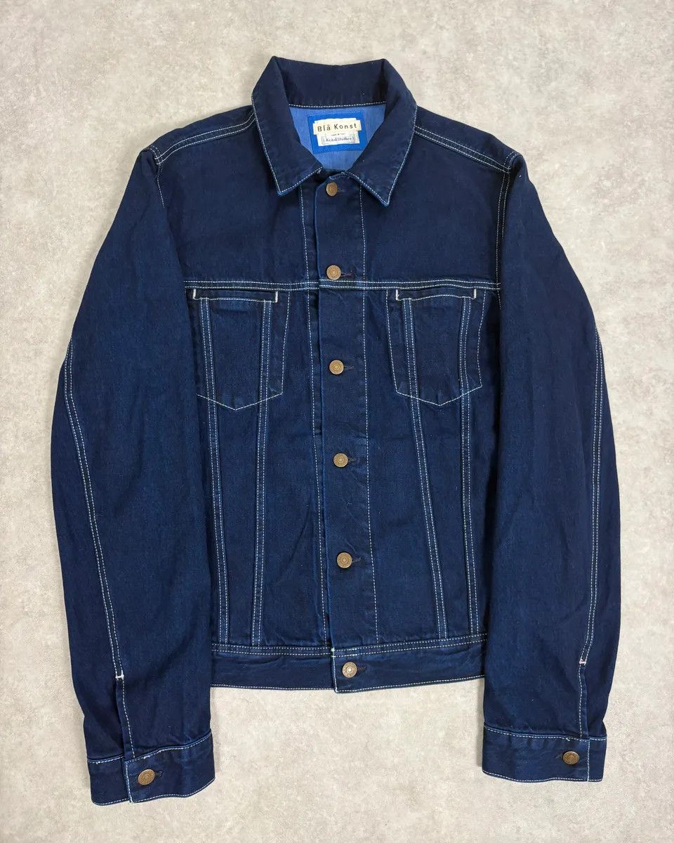 Acne Studios AW2017 Acne Studios Cobalt Blue Worker Trucker Jacket Size US M / EU 48-50 / 2 - 1 Thumbnail