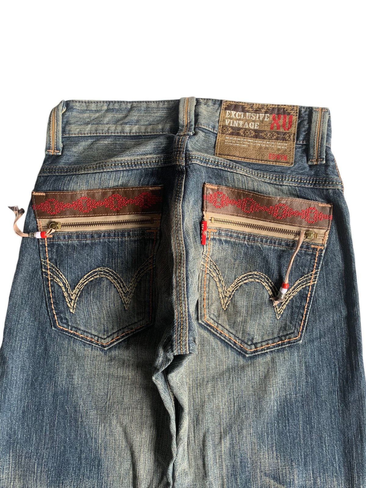 Edwin EDWIN XV MUDMAX HIPPIES STYLE FADED & RUSTY DISTRESSED DENIM Size US 28 / EU 44 - 10 Thumbnail