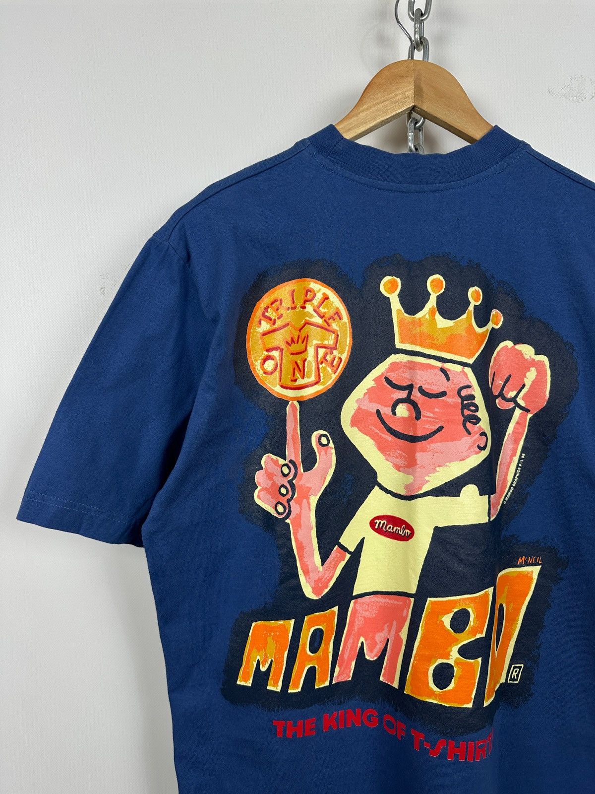 Mambo 1998 Vintage Mambo Graphic King of T-Shirt Crown Surf Skate Size US S / EU 44-46 / 1 - 4 Thumbnail