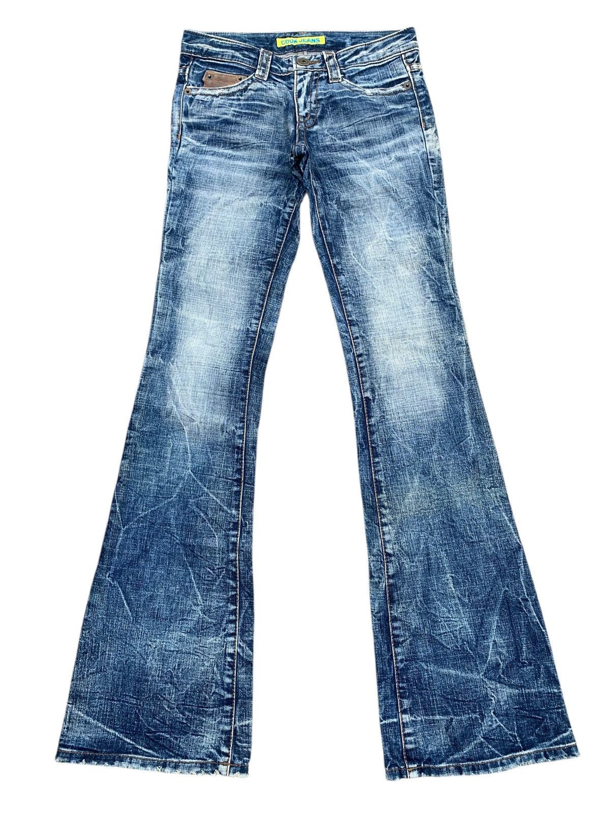 Tornado Mart Flare Cook Jeans Rusty Punk Japanese Distressed denim Size US 28 / EU 44 - 1 Thumbnail
