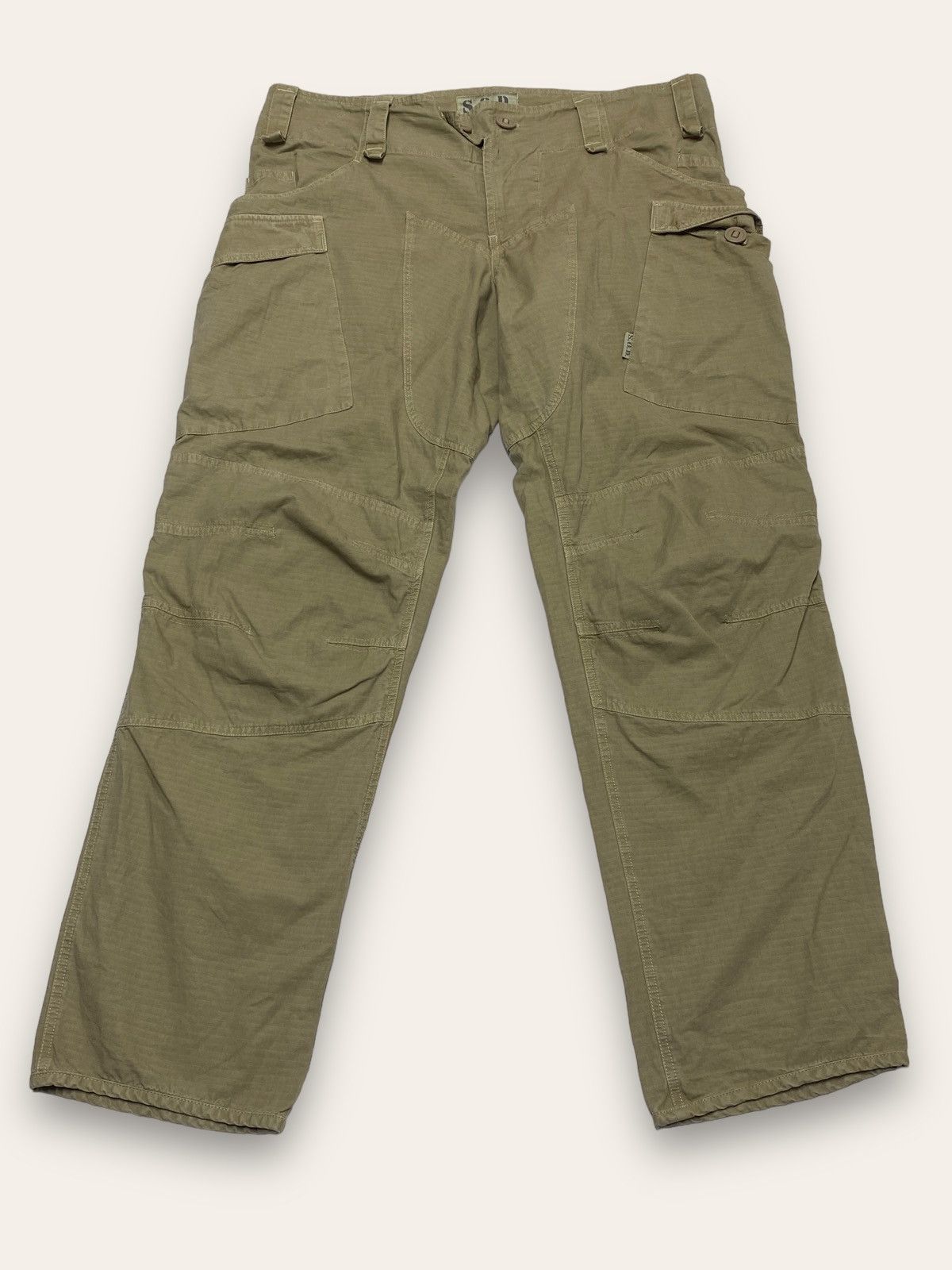 Vintage Vintage SOD MARINES Cargo Pants Sand Ripstop Fabric Size US 44 / EU 60 - 1 Thumbnail