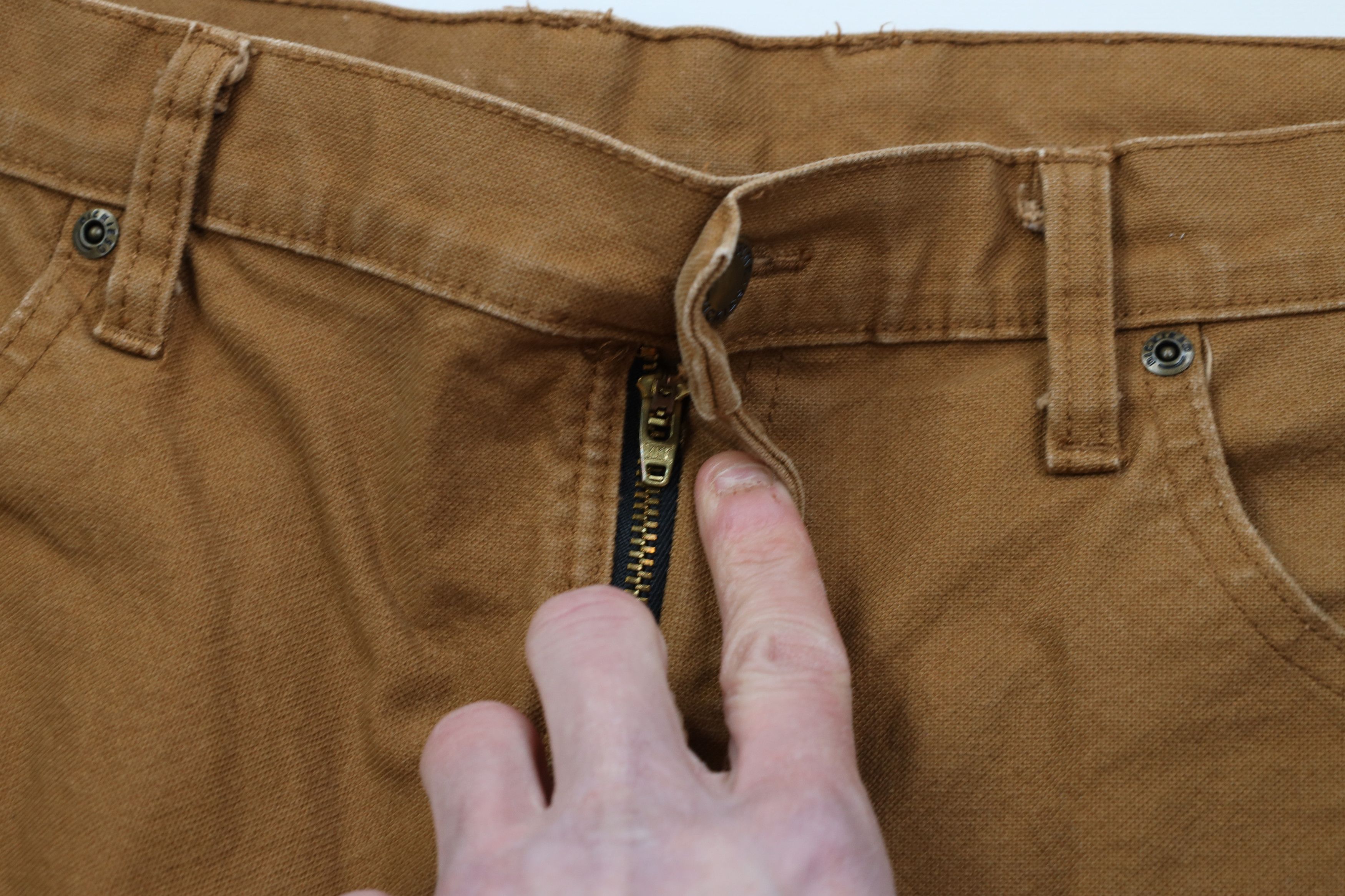 Dickies Vintage Y2K Dickies Wide Leg Dungaree Pants Duck Brown Size US 32 / EU 48 - 9 Thumbnail