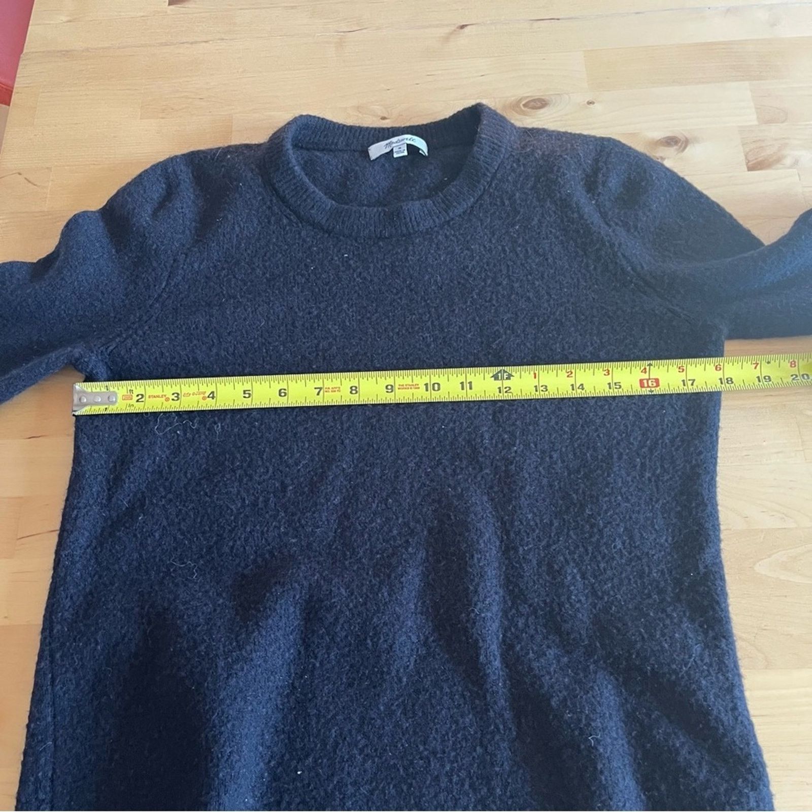Madewell Madewell Women's Black Merino Wool & Alpaca Sweater Size M Size M / US 6-8 / IT 42-44 - 7 Thumbnail