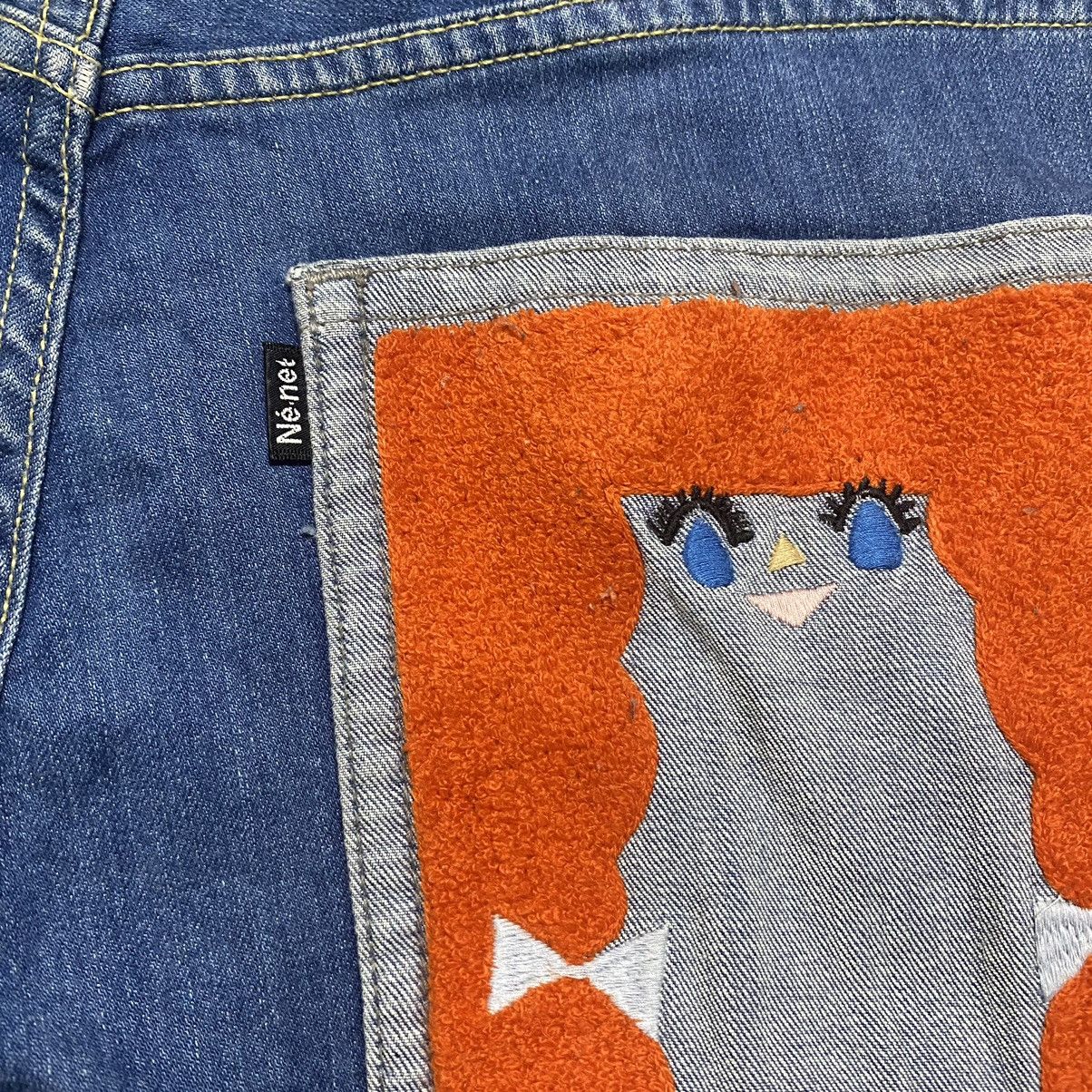 Ne-Net Ne-net Denim Drop Crotch Pants Size 28" / US 6 / IT 42 - 6 Thumbnail