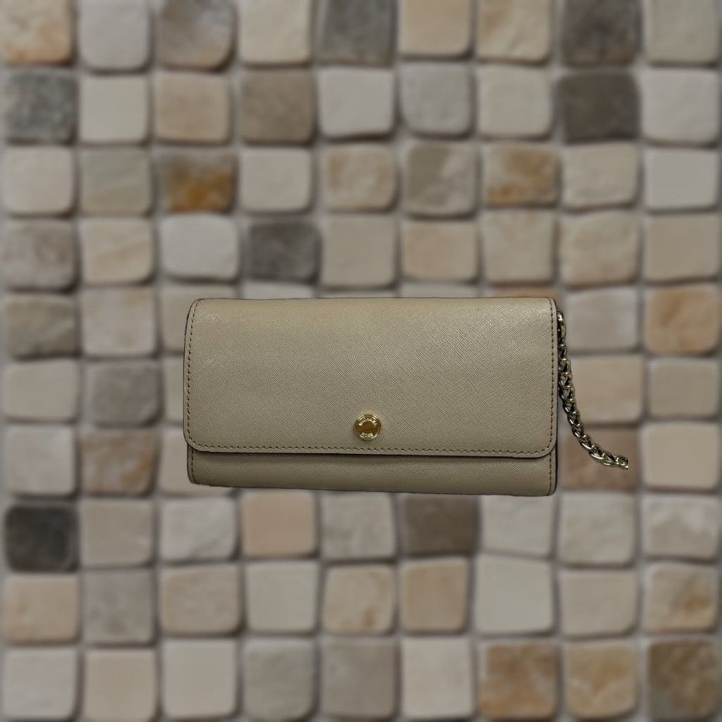 Michael Kors Michael Kors Wallets Crossbody Womens Emerson Brown Leather Adjustable Chain Size ONE SIZE - 1 Thumbnail