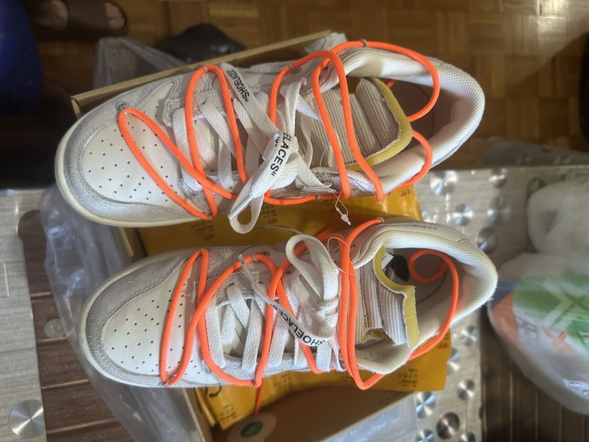 Nike × Off-White Off white dunk low lot 11 size 9 Size US 9 / EU 42 - 3 Thumbnail