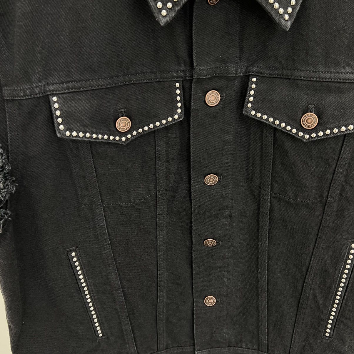 Celine × Hedi Slimane Celine Studded Denim Vest Size US XL / EU 56 / 4 - 4 Thumbnail